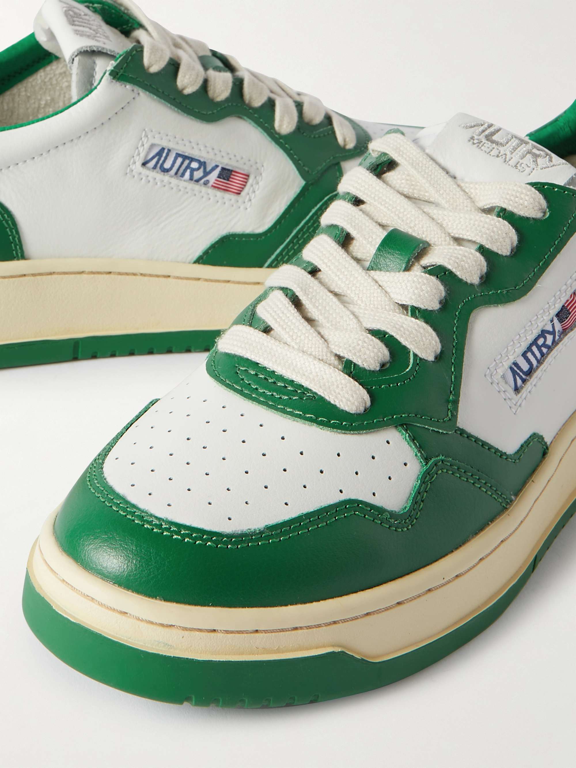 AUTRY Medalist Two-Tone Leather Sneakers