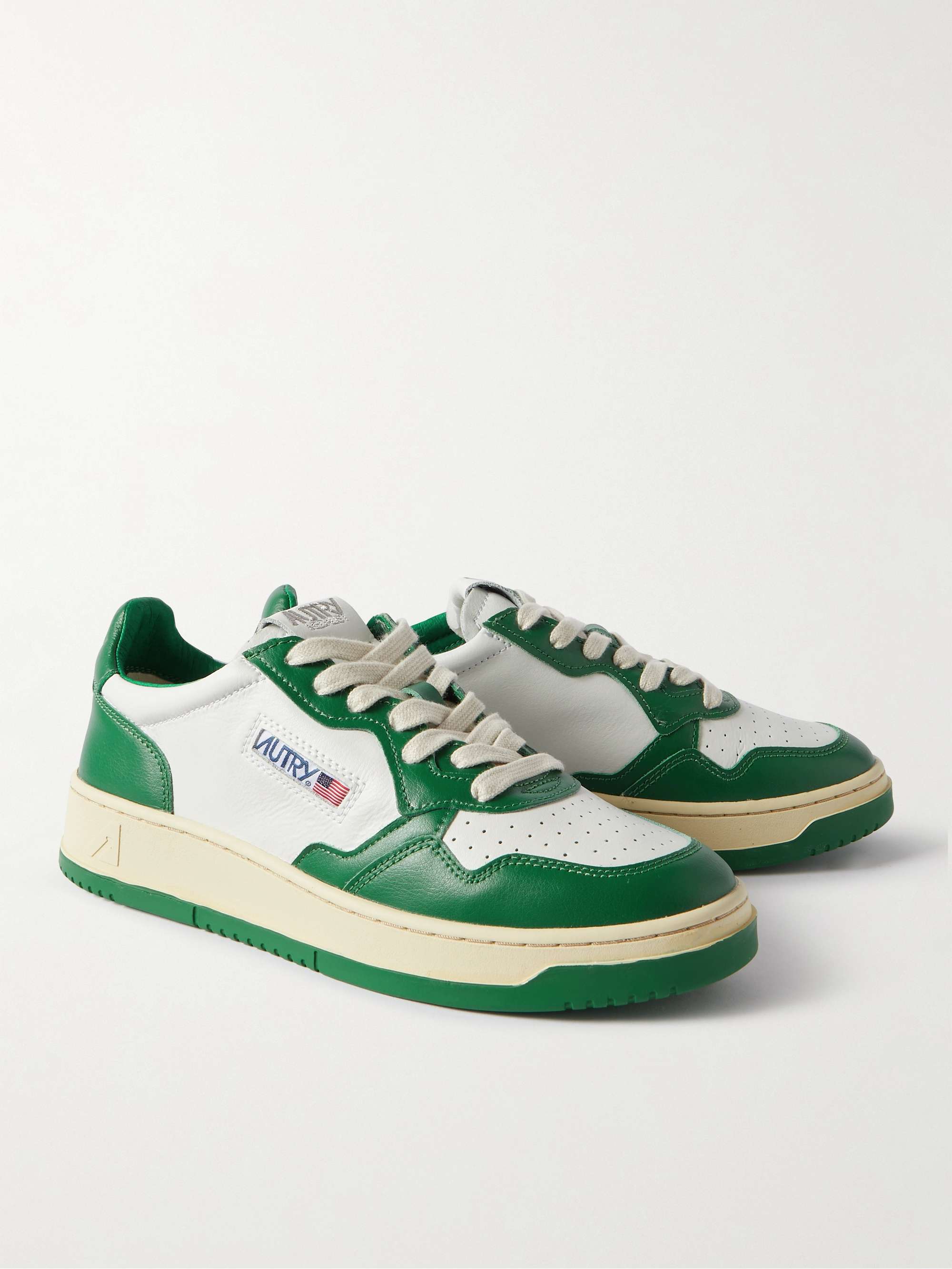 AUTRY Medalist Two-Tone Leather Sneakers