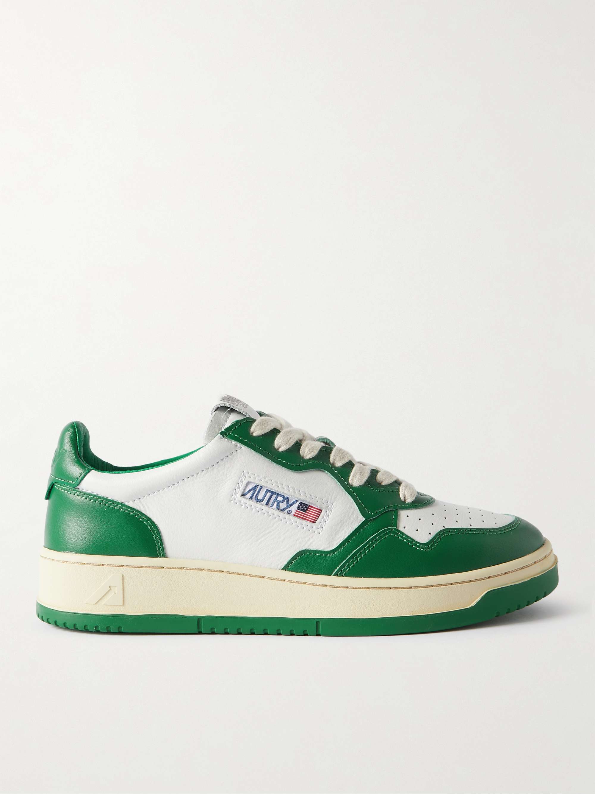 AUTRY Medalist Two-Tone Leather Sneakers