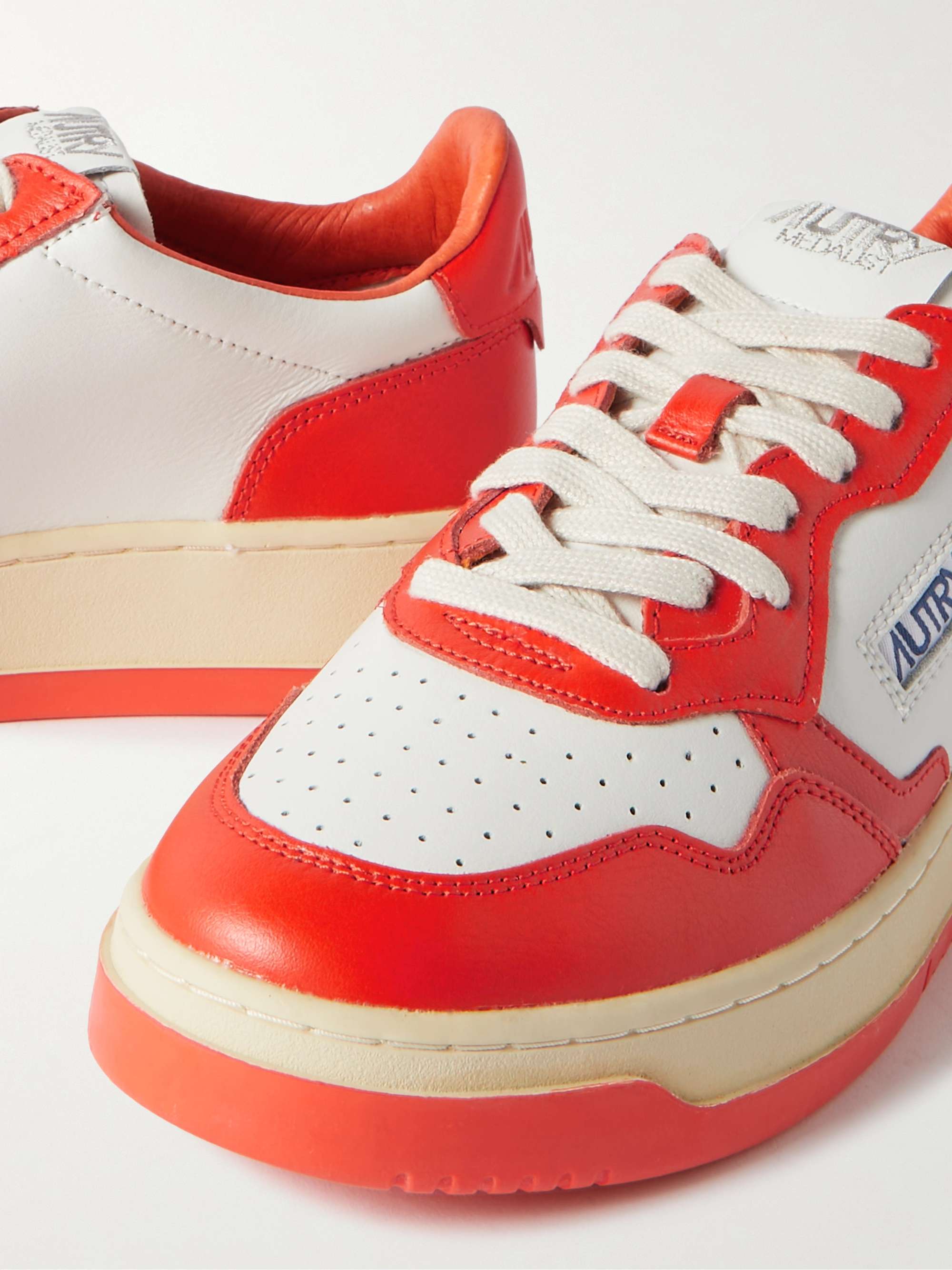 AUTRY Medalist Two-Tone Leather Sneakers