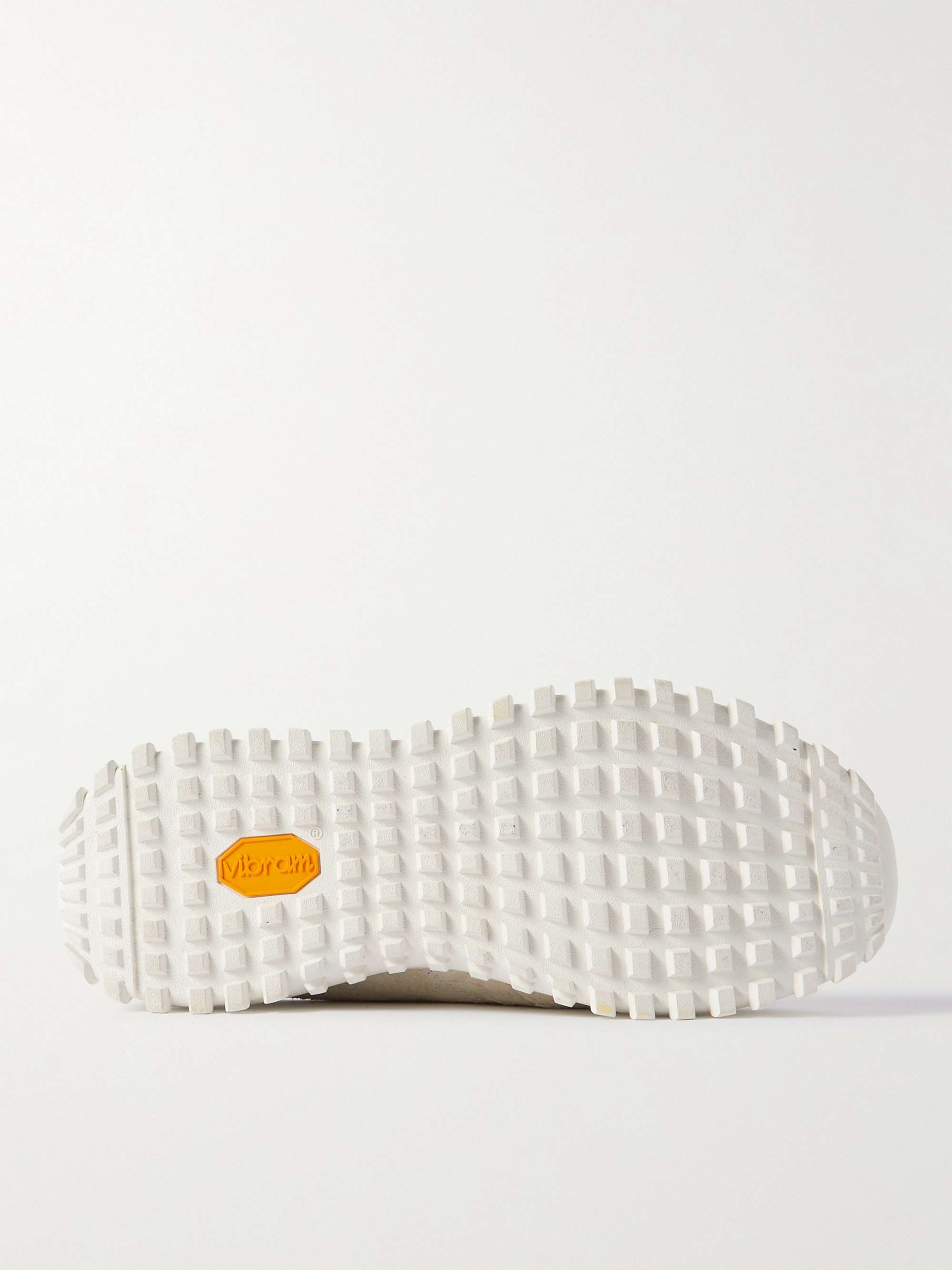 DIEMME Maggiore Cracked-Suede Slip-On Sneakers
