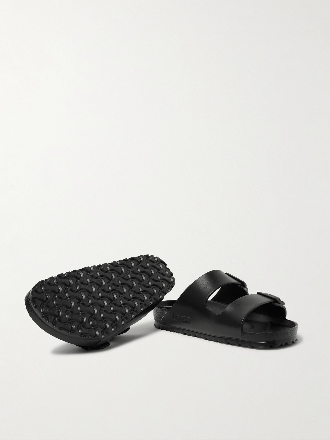 Shop Birkenstock Arizona Eva Sandals In Black