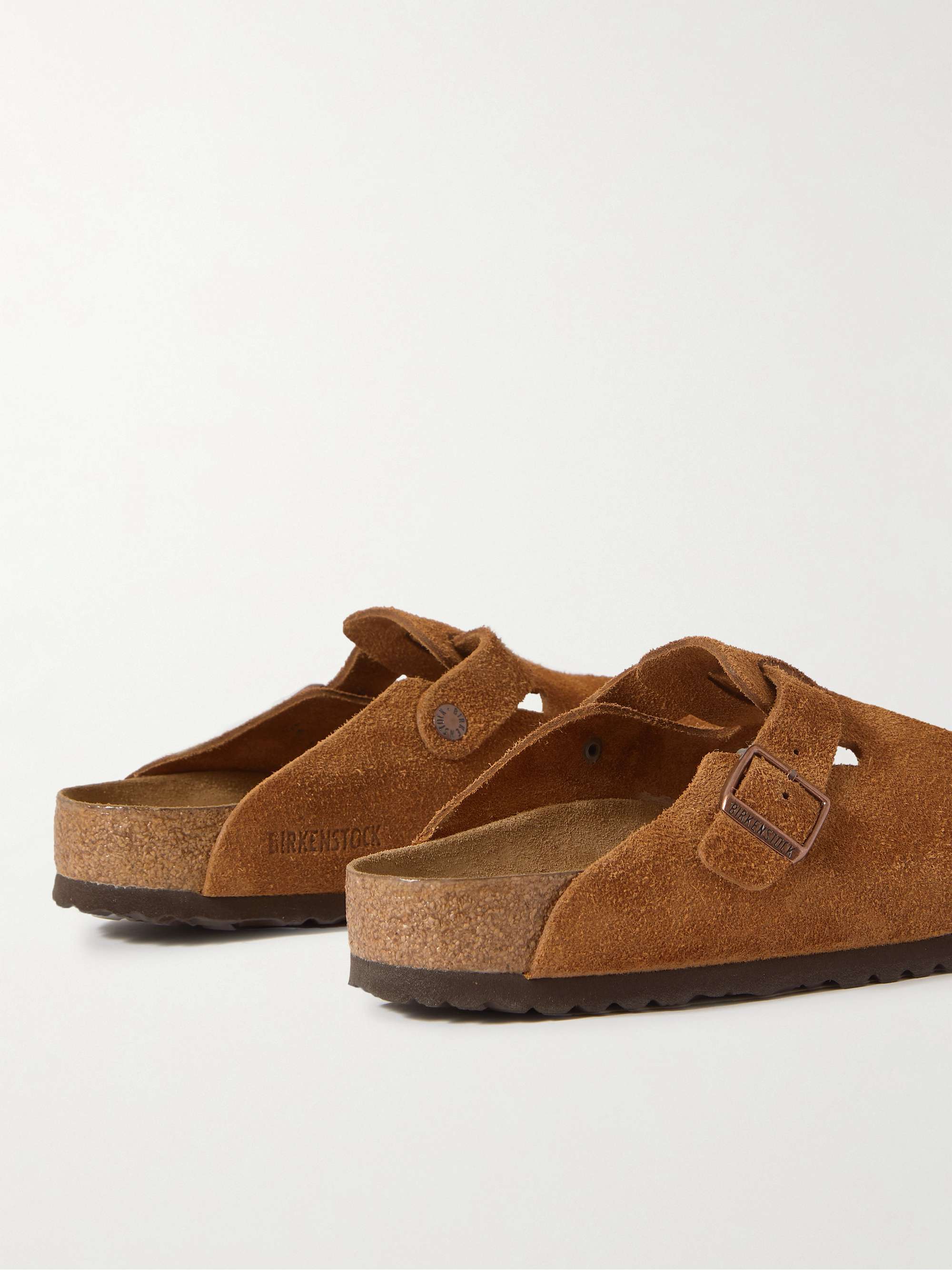 BIRKENSTOCK حذاء كلوغ Boston من جلد السويد