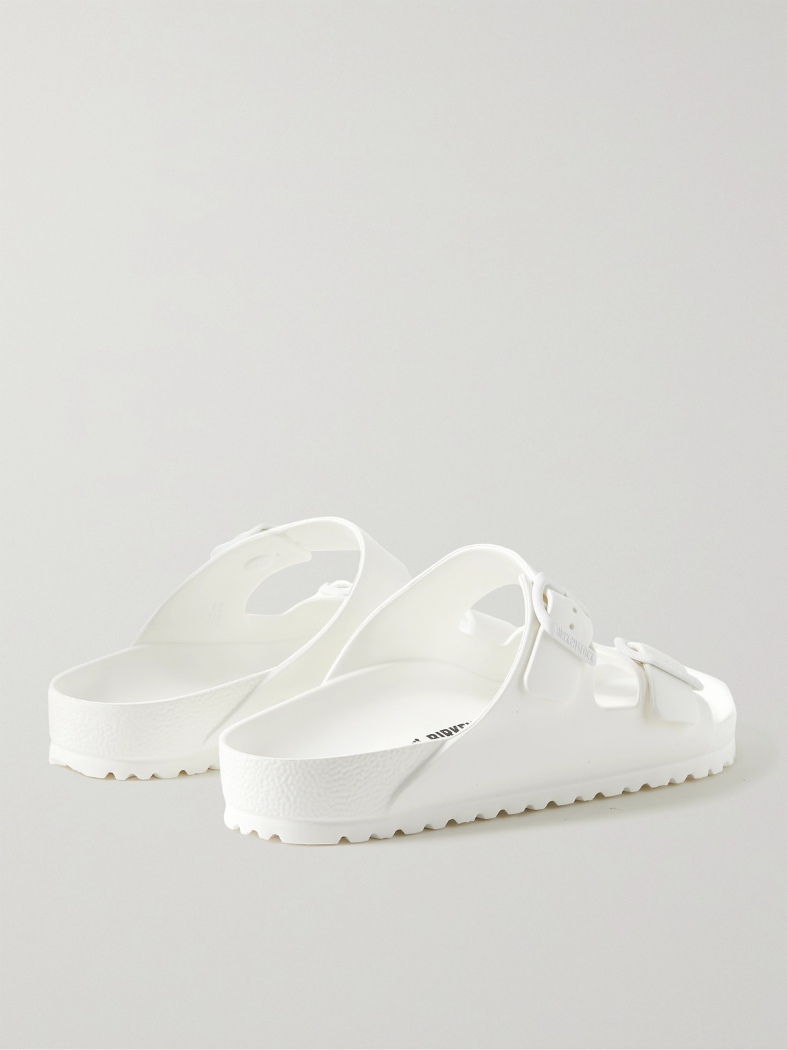 Shop Birkenstock Arizona Eva Sandals In White