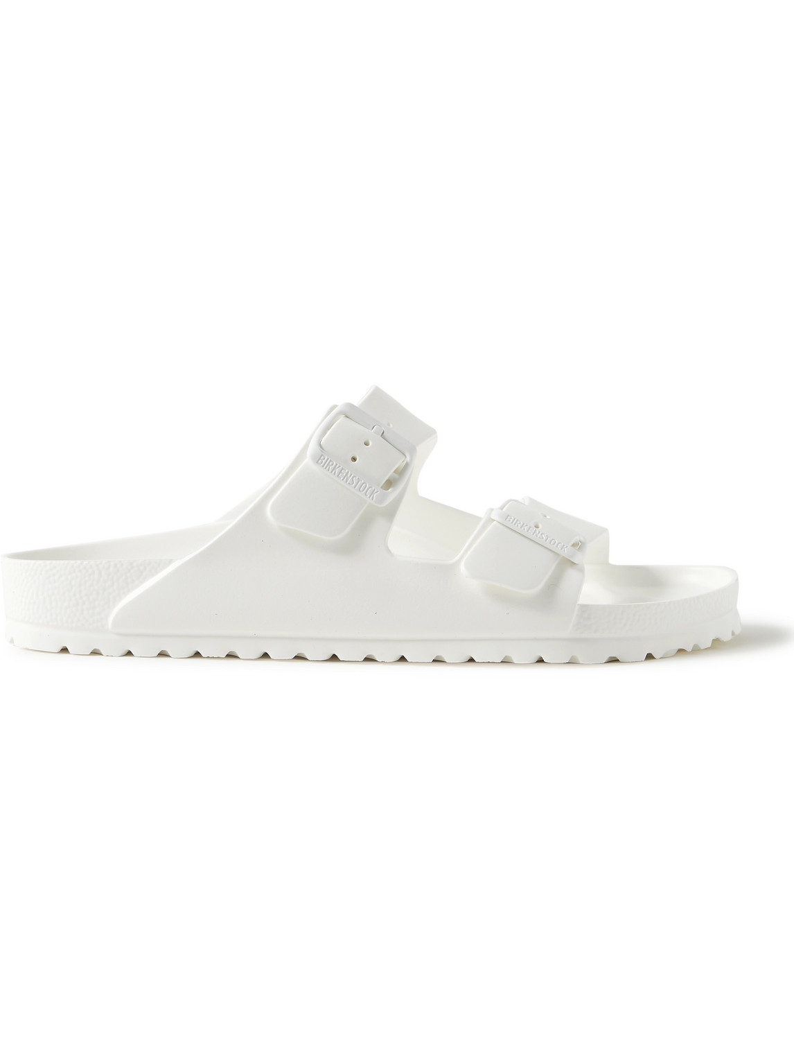 Birkenstock Arizona Eva Mens Buckle Casual Slide Sandals In White