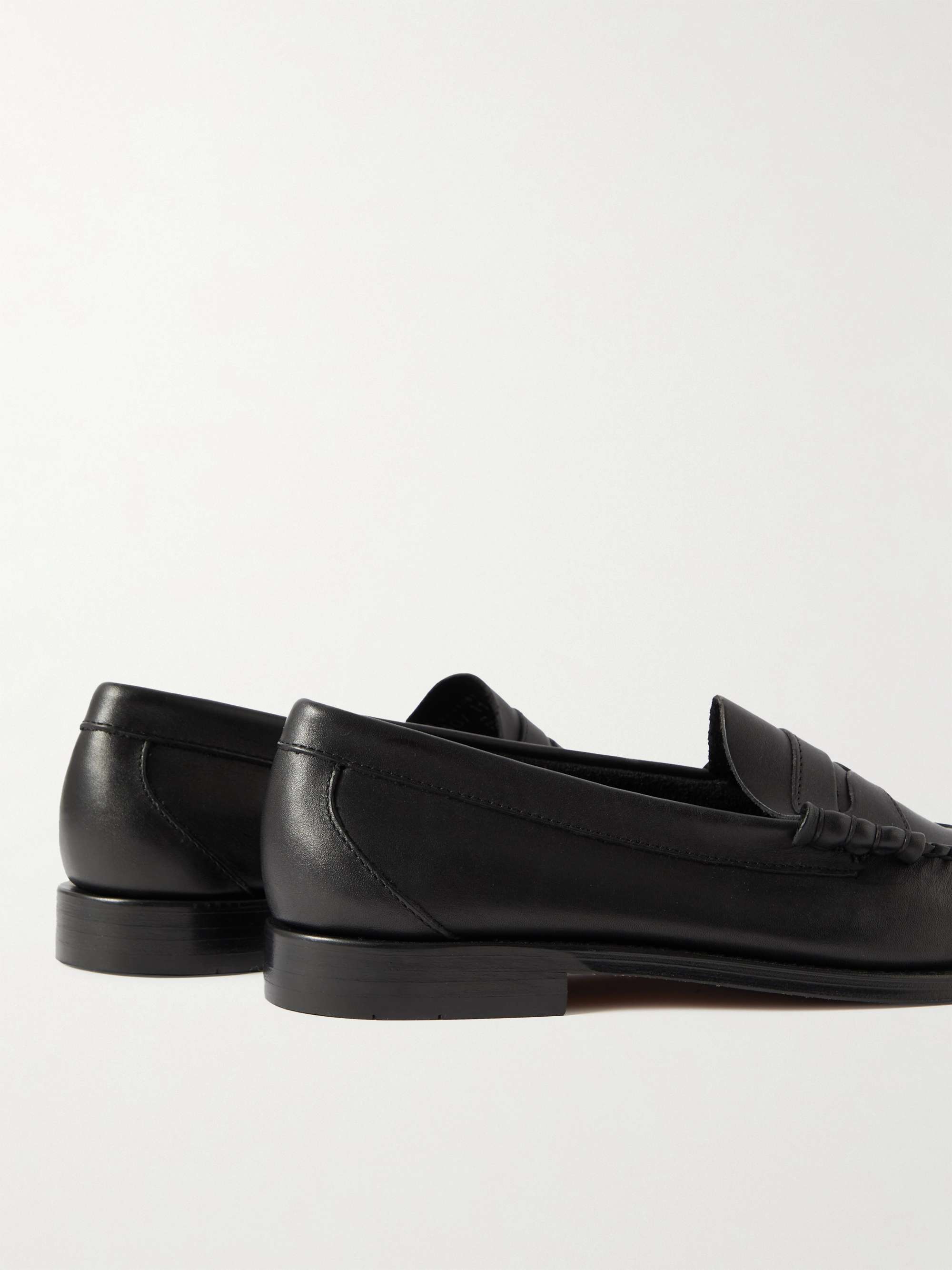 G.H. BASS Weejuns Heritage Larson Leather Penny Loafers