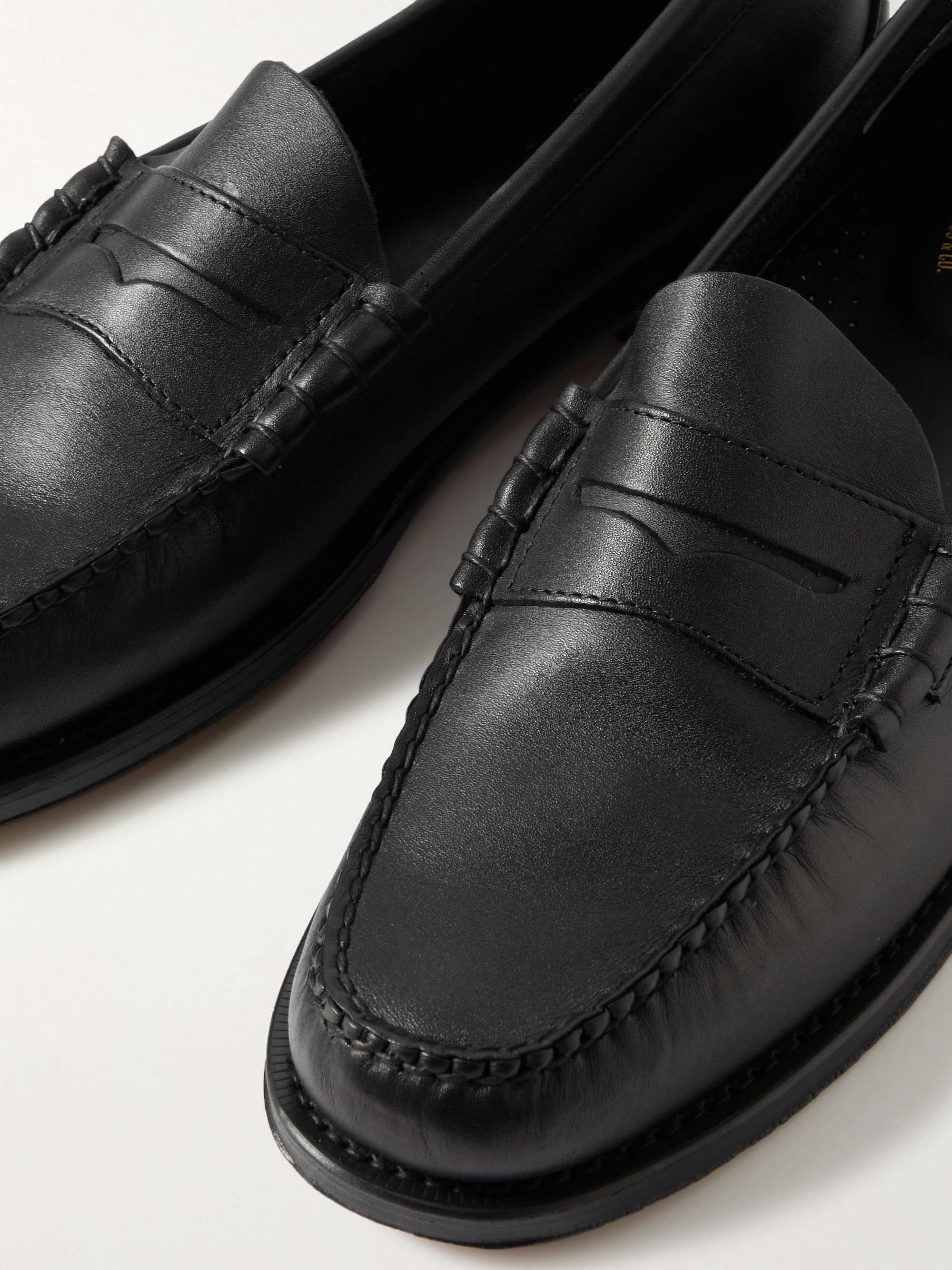 G.H. BASS Weejuns Heritage Larson Leather Penny Loafers