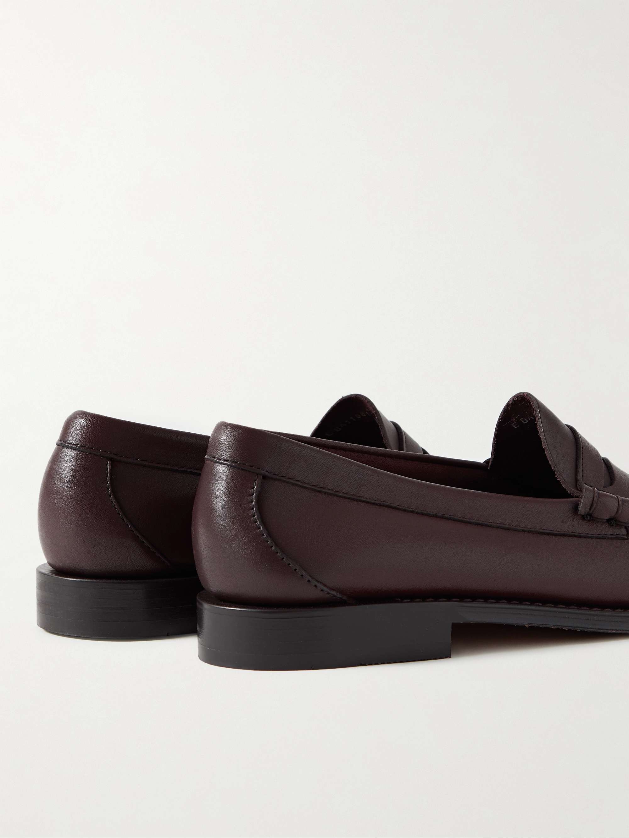 G.H. BASS Weejuns Heritage Larson Leather Penny Loafers