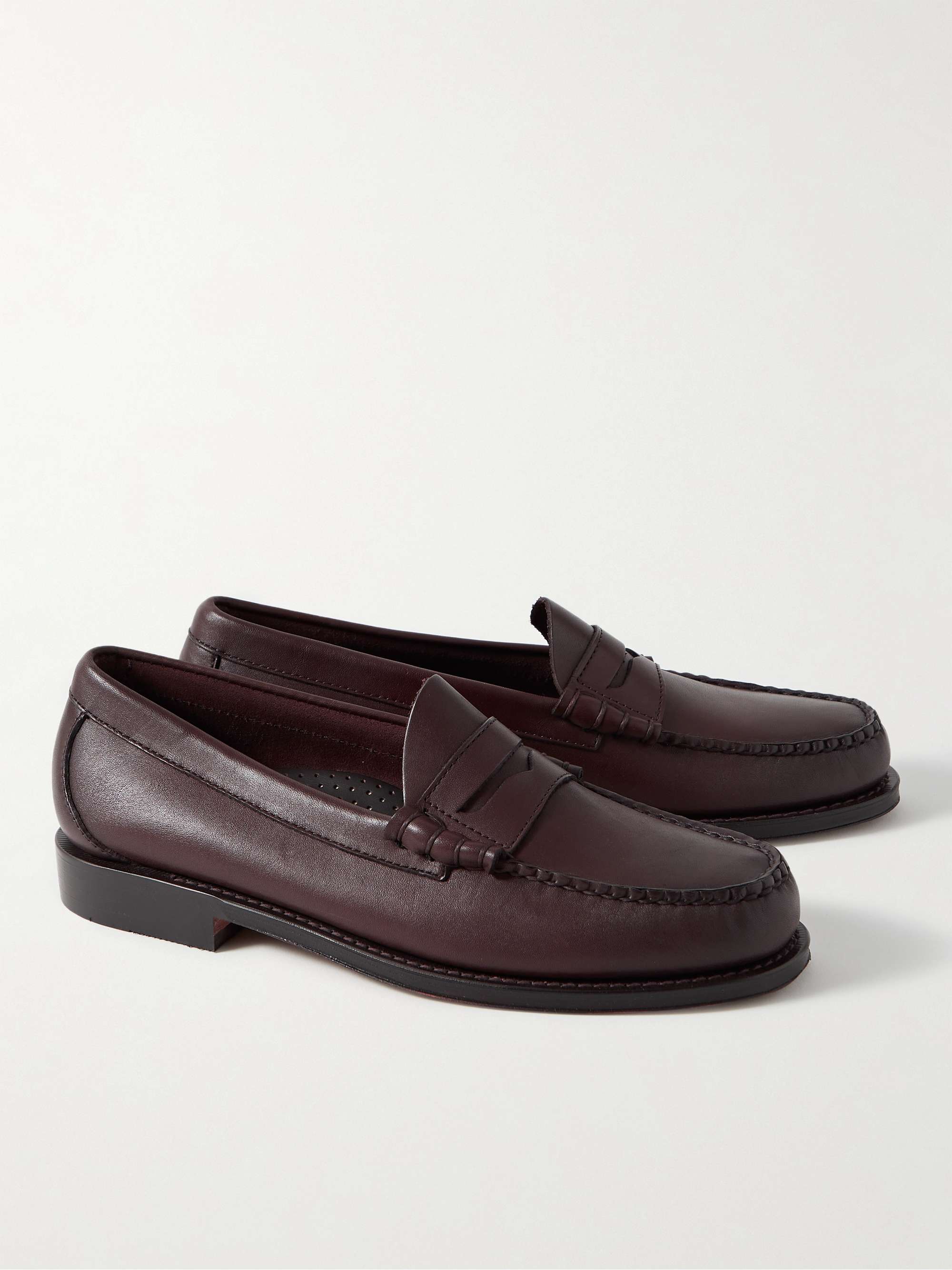 G.H. BASS Weejuns Heritage Larson Leather Penny Loafers