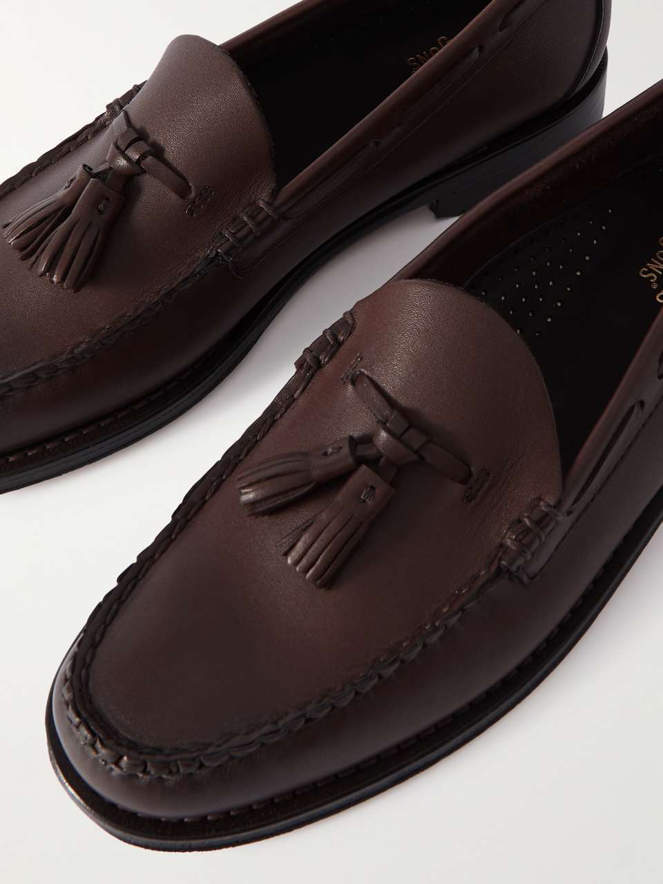 G.H. BASS & CO. Weejuns Heritage Larkin Leather Tasselled Loafers for Men MR PORTER