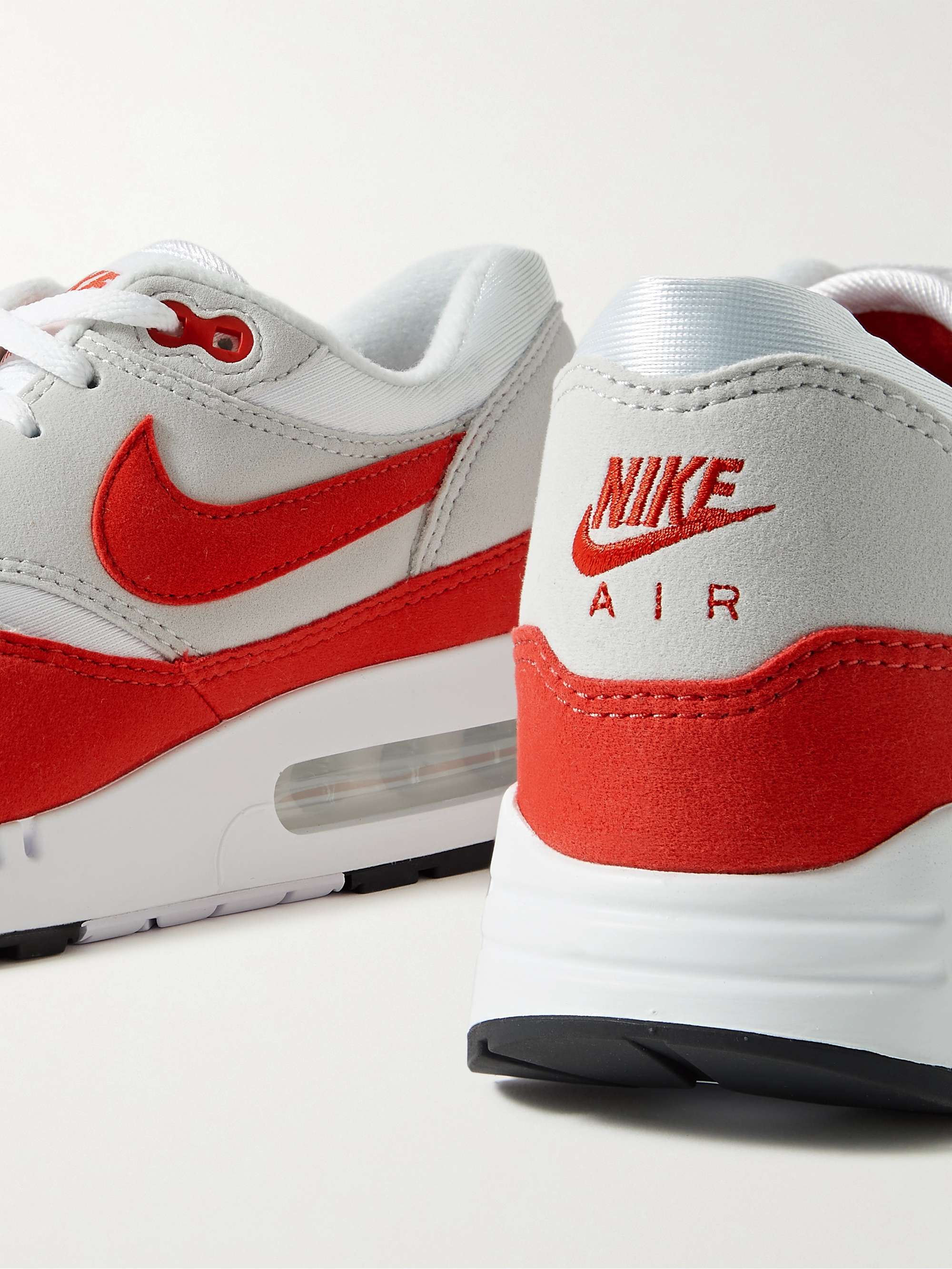 NIKE Air Max 1 '86 Big Bubble Felt-Trimmed Mesh Sneakers