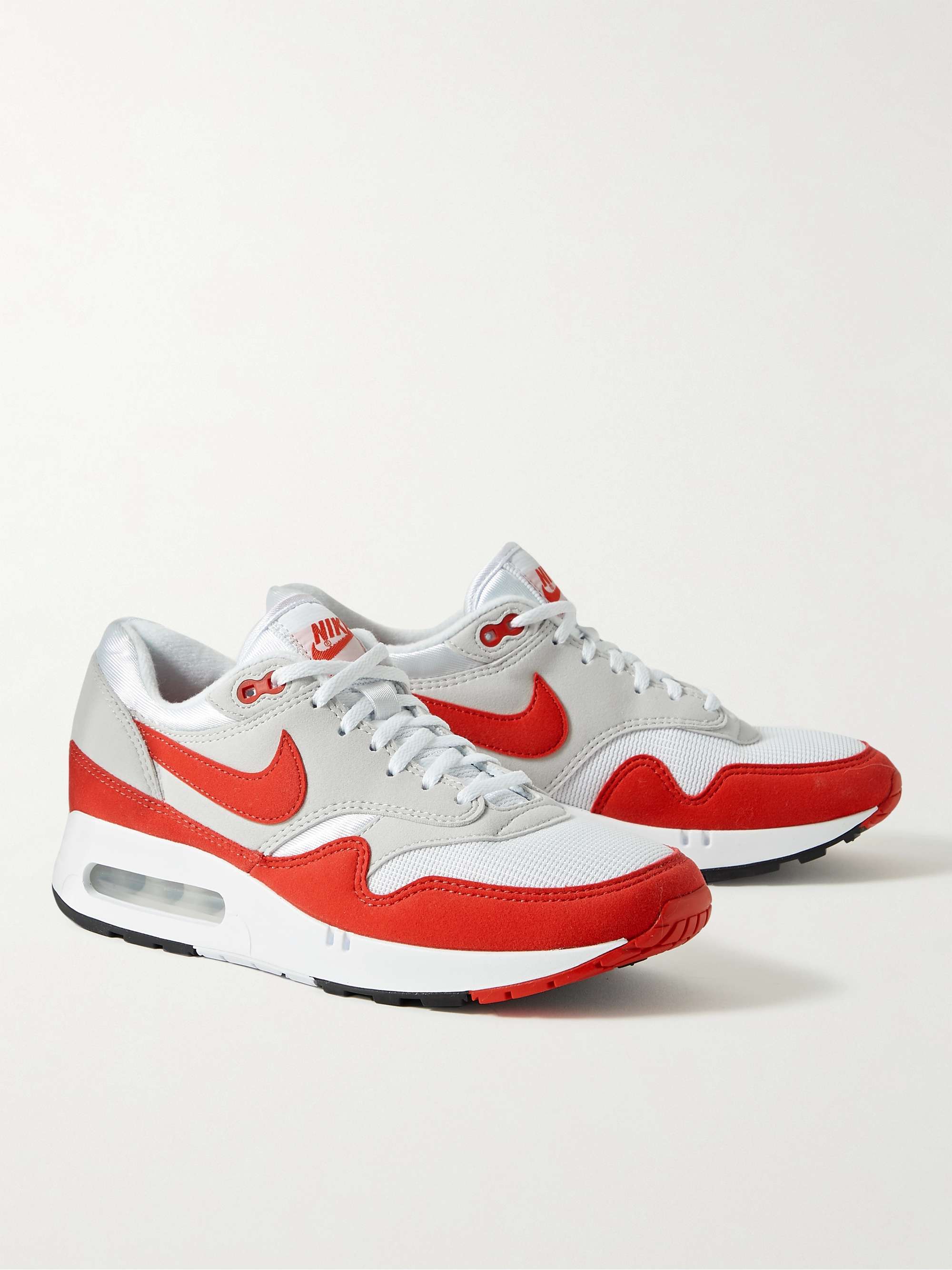 NIKE Air Max 1 '86 Big Bubble Felt-Trimmed Mesh Sneakers