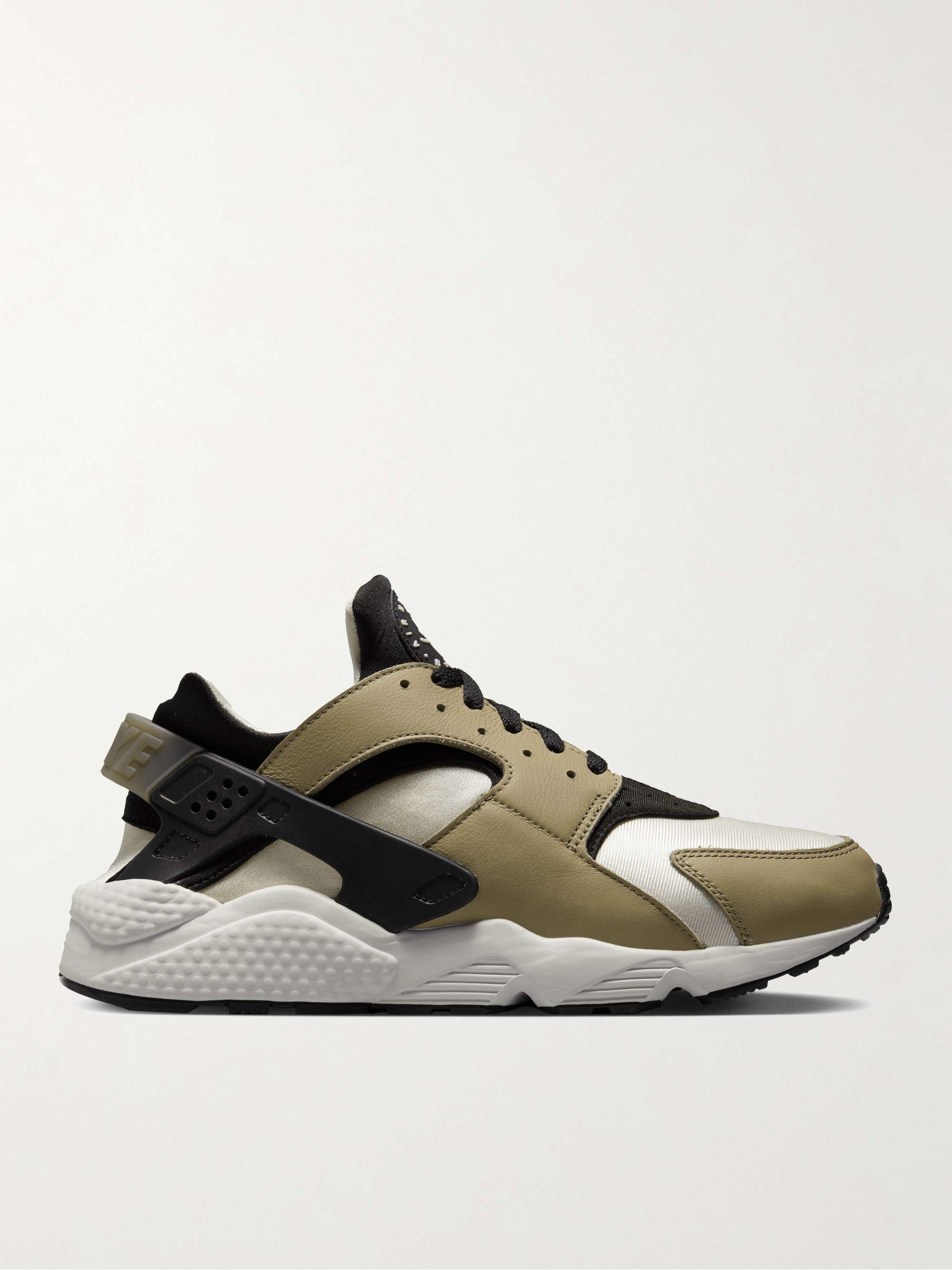 NIKE Air Huarache Leather and Rubber-Trimmed Sneakers for Men MR PORTER