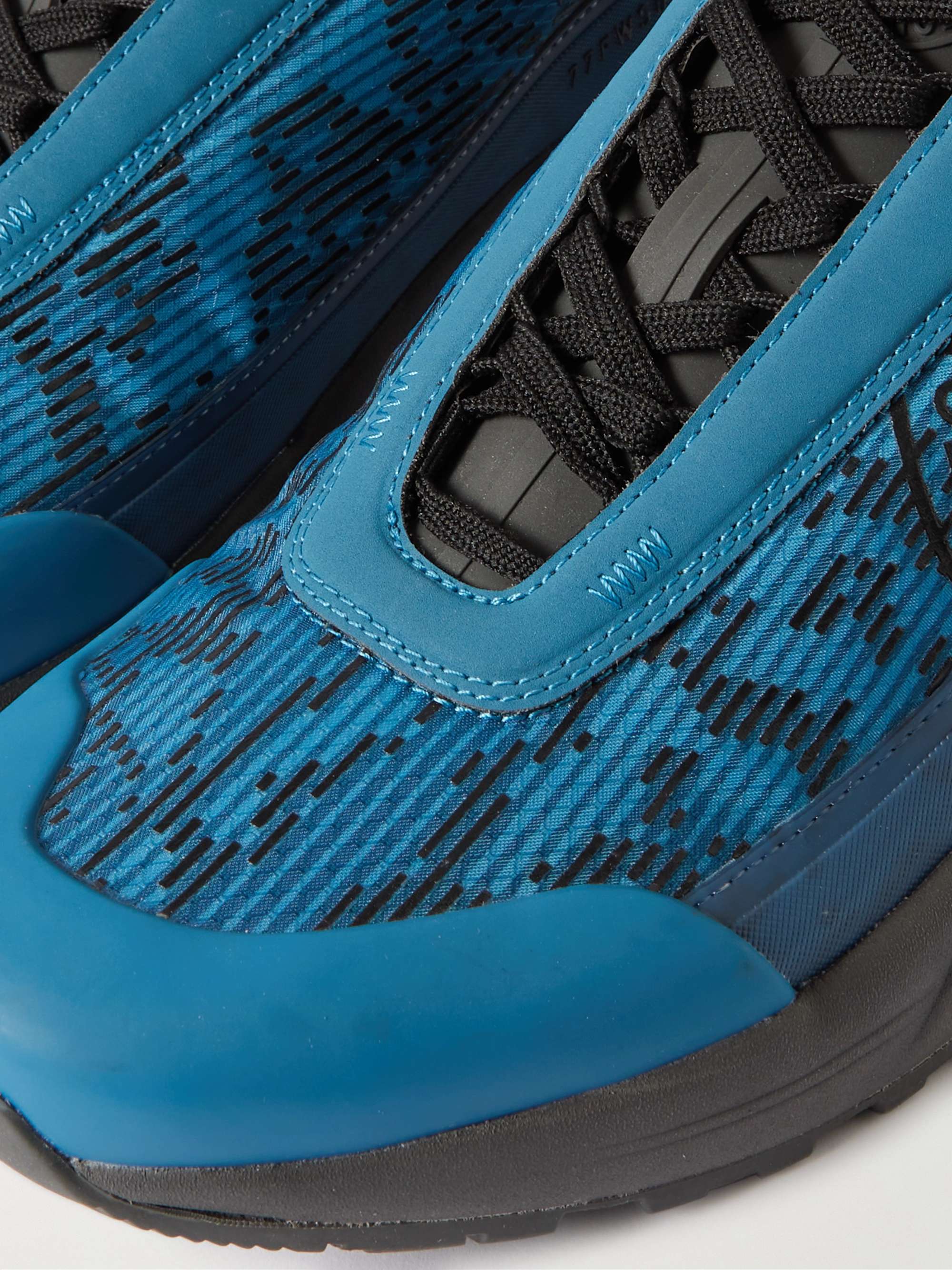 STONE ISLAND Grime Rubber-Trimmed Printed Mesh Sneakers