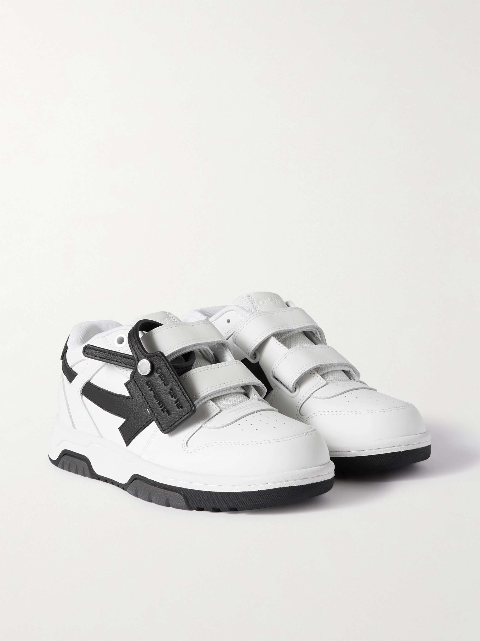 OFF-WHITE™ KIDS of Office Leather Sneakers | MR PORTER