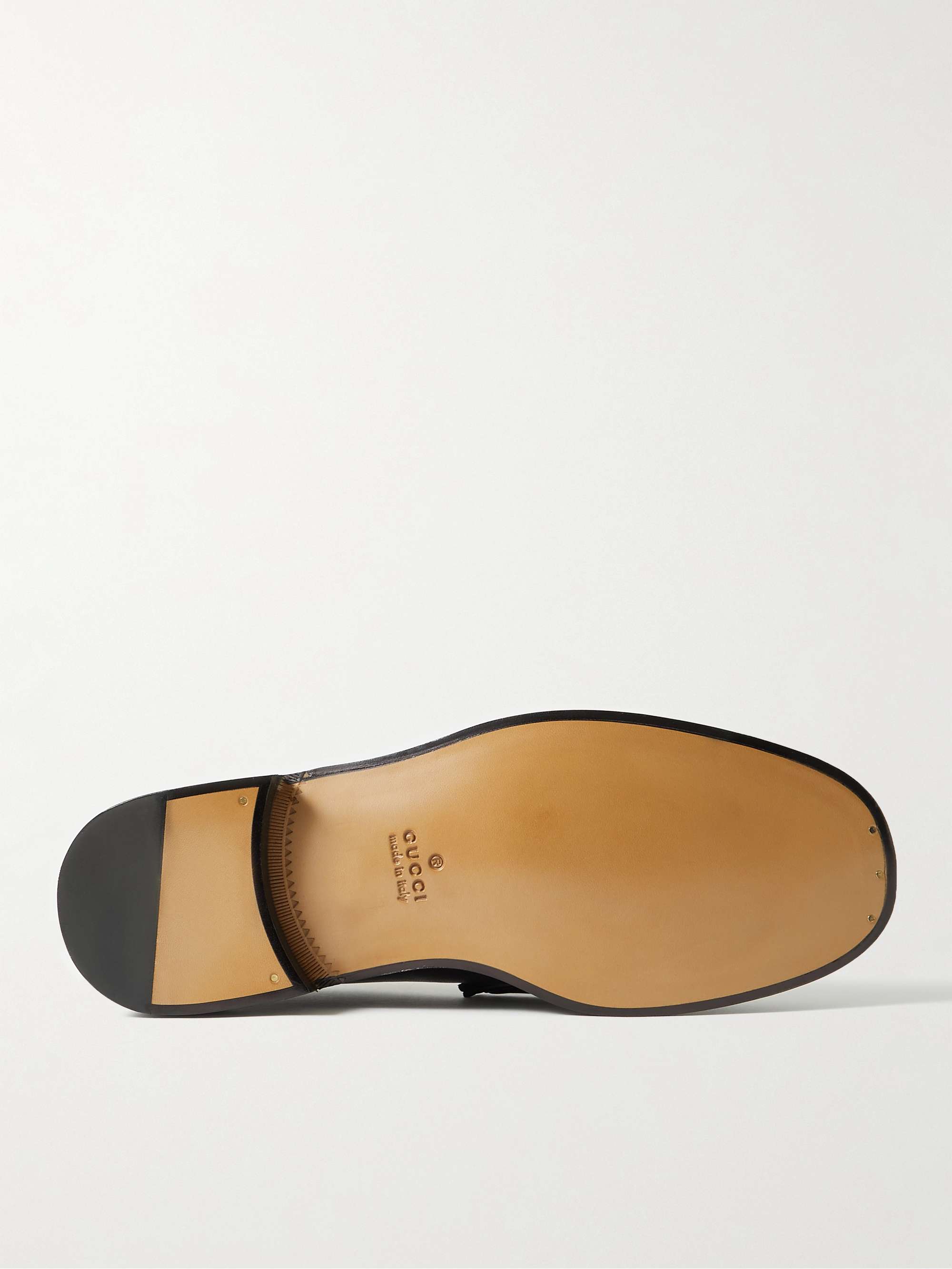 GUCCI Horsebit Leather Loafers