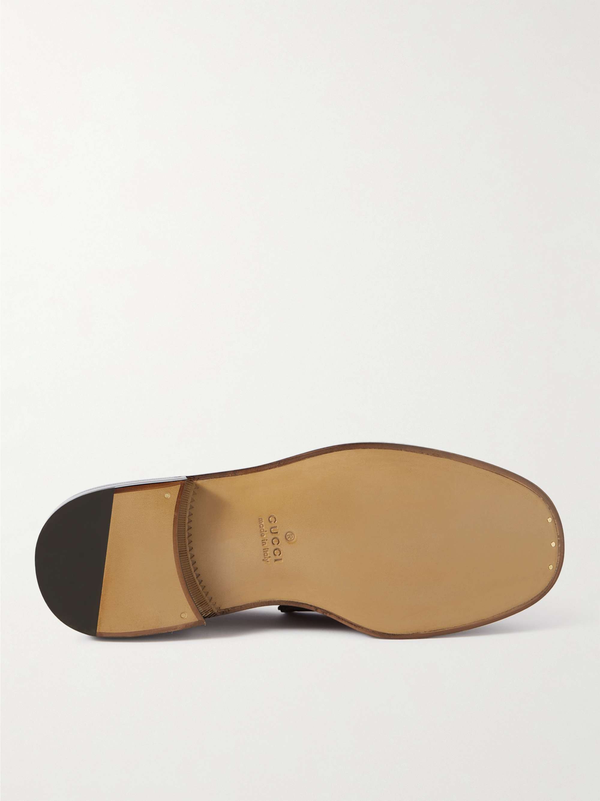 GUCCI Horsebit Leather Loafers