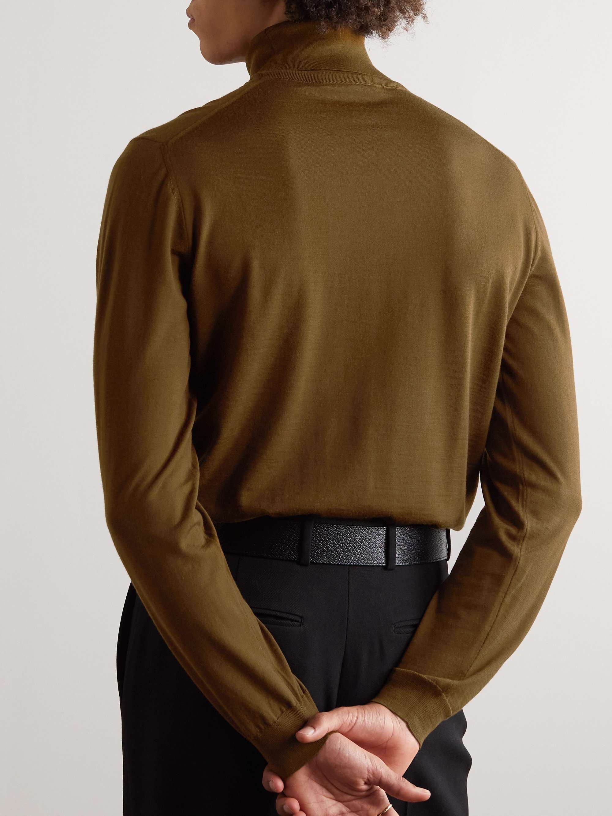 GUCCI Slim-Fit Wool Rollneck  Sweater
