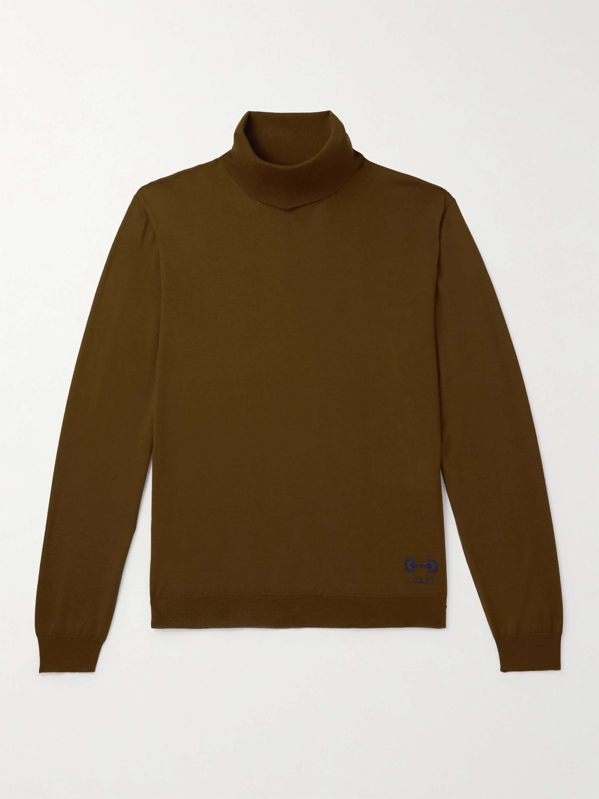 GUCCI Slim-Fit Wool Rollneck  Sweater