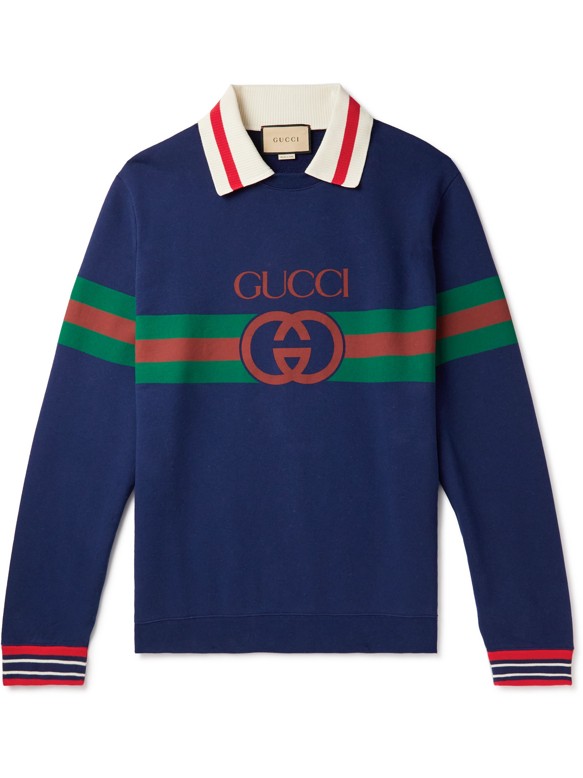 Gucci on sale blue sweatshirt
