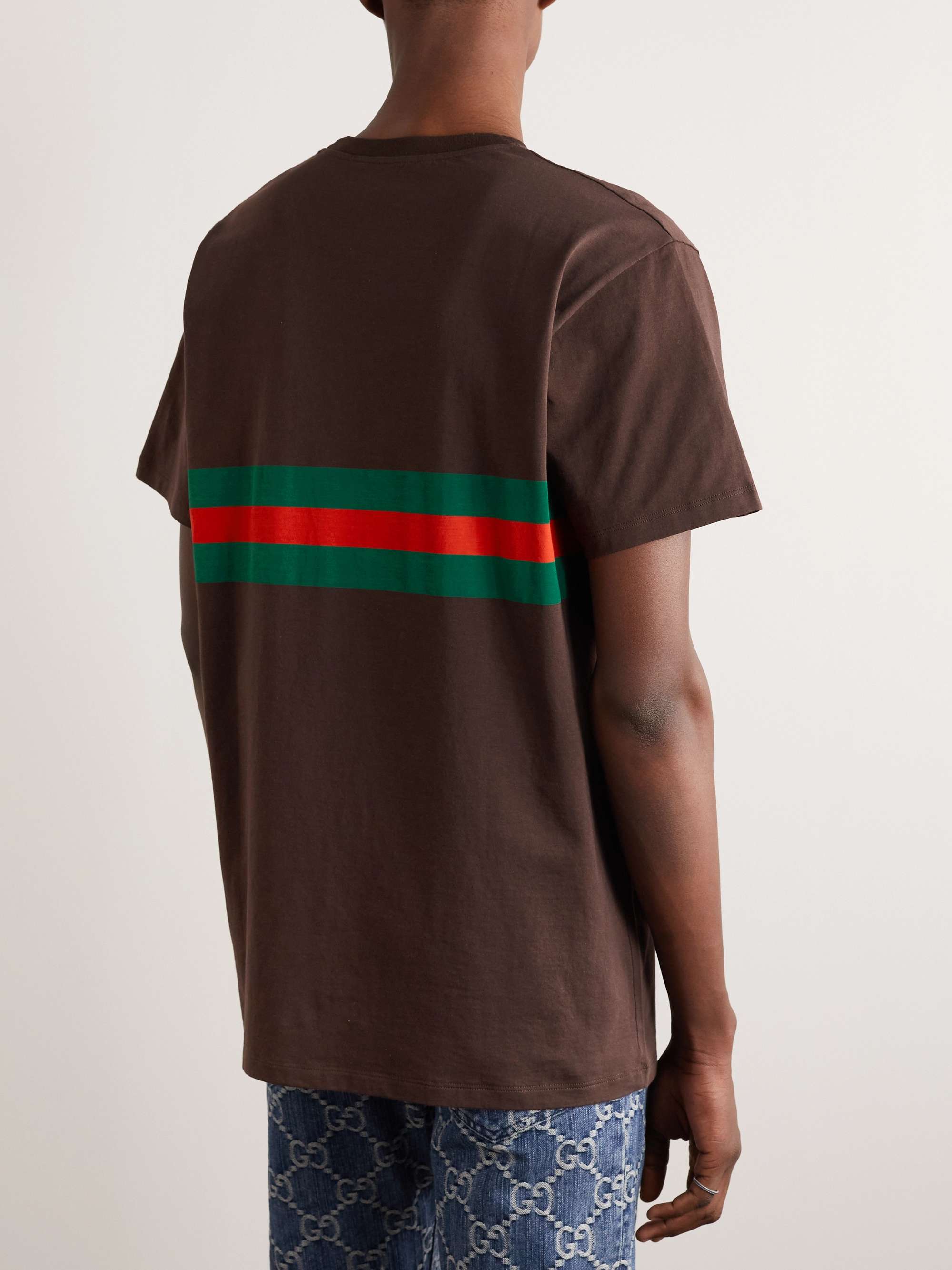 GUCCI LogoPrint CottonJersey TShirt for Men MR PORTER