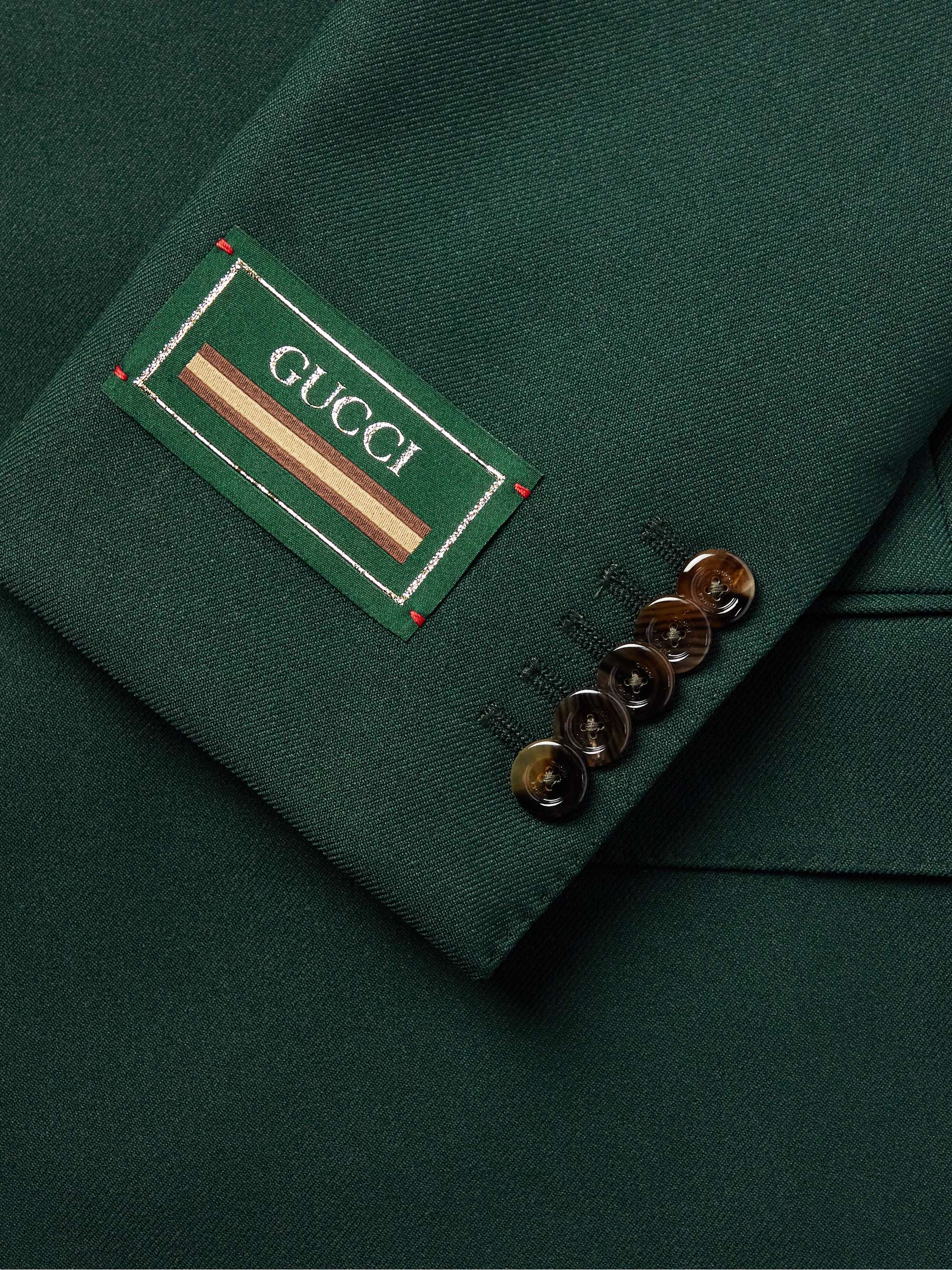 GUCCI Logo-Appliquéd Twill Suit
