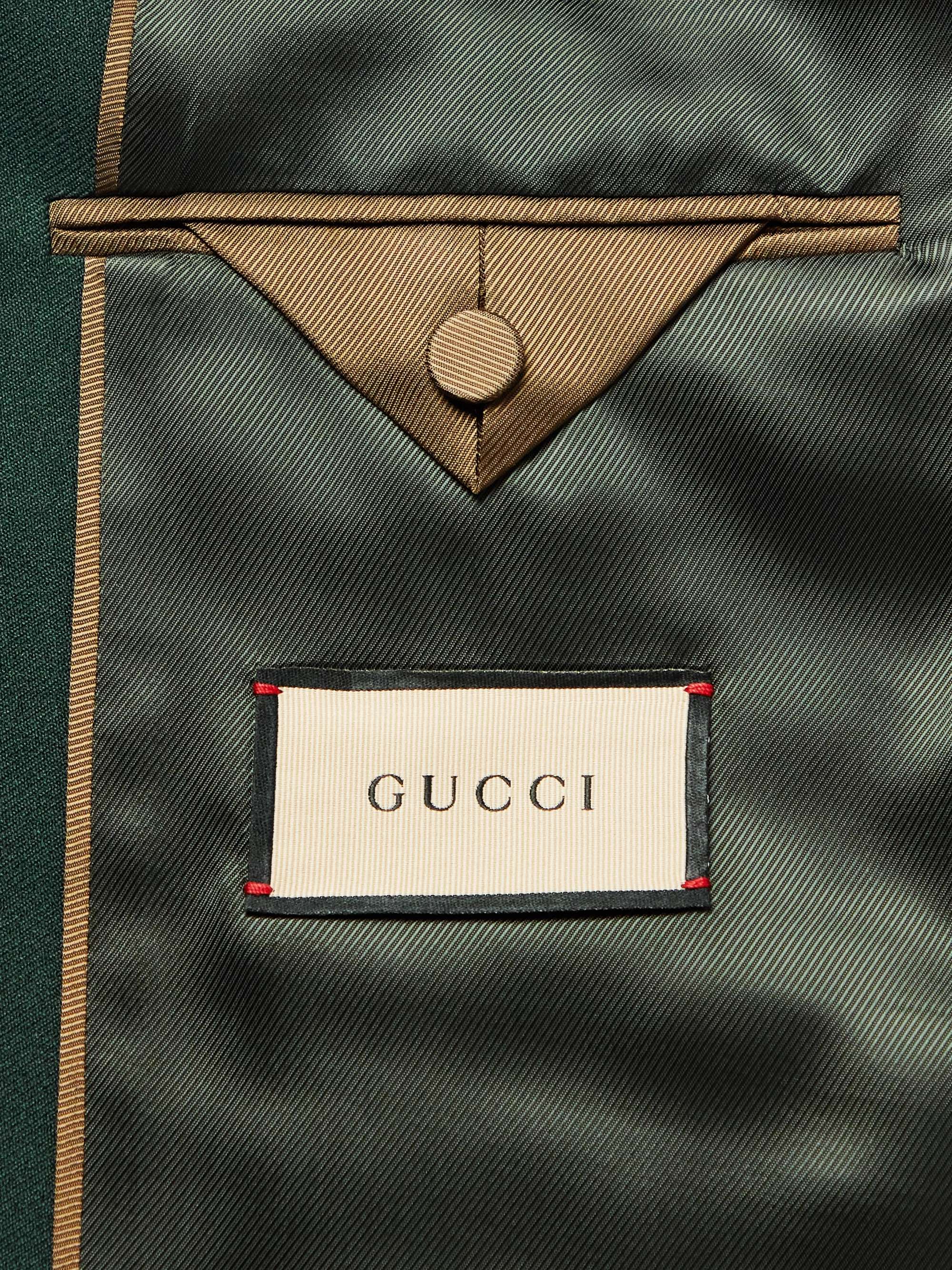 GUCCI Logo-Appliquéd Twill Suit