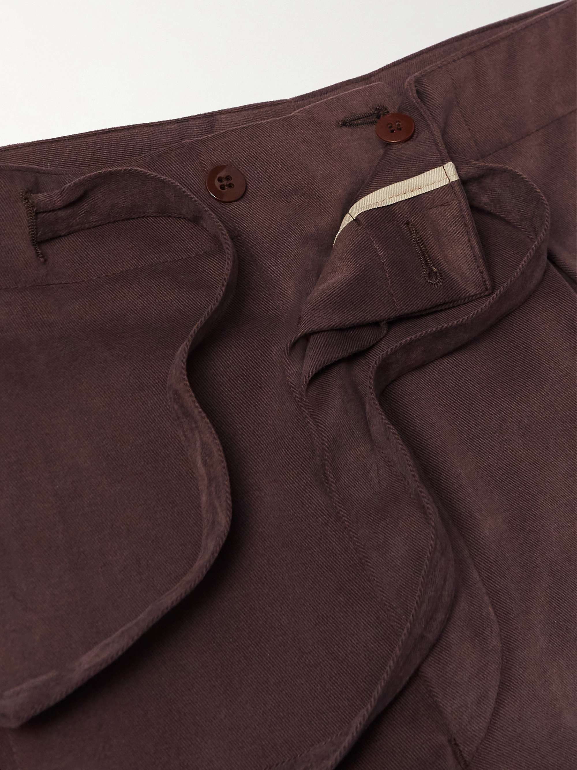 STÒFFA Straight-Leg Cotton-Twill Drawstring Trousers