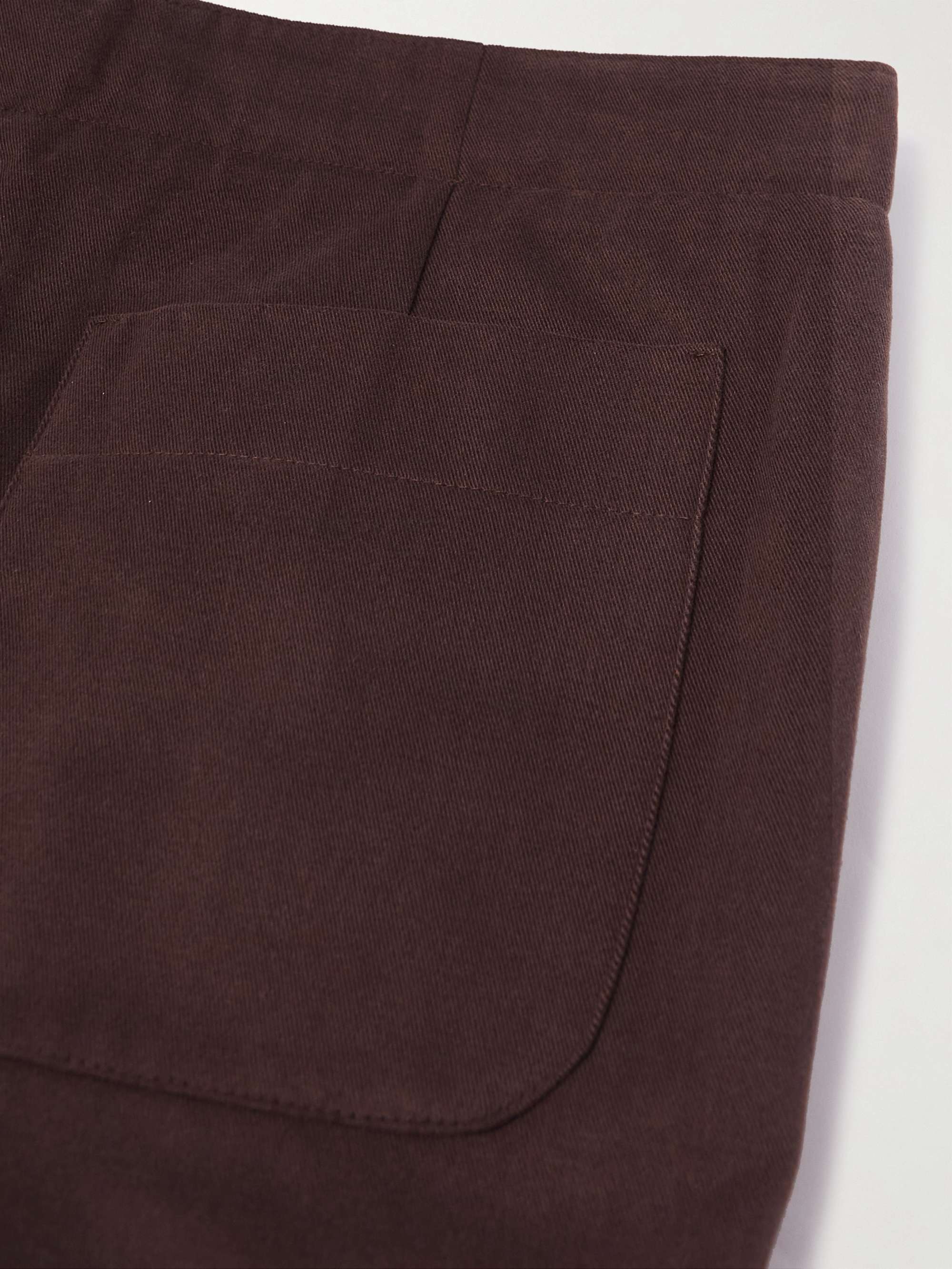 STÒFFA Straight-Leg Cotton-Twill Drawstring Trousers