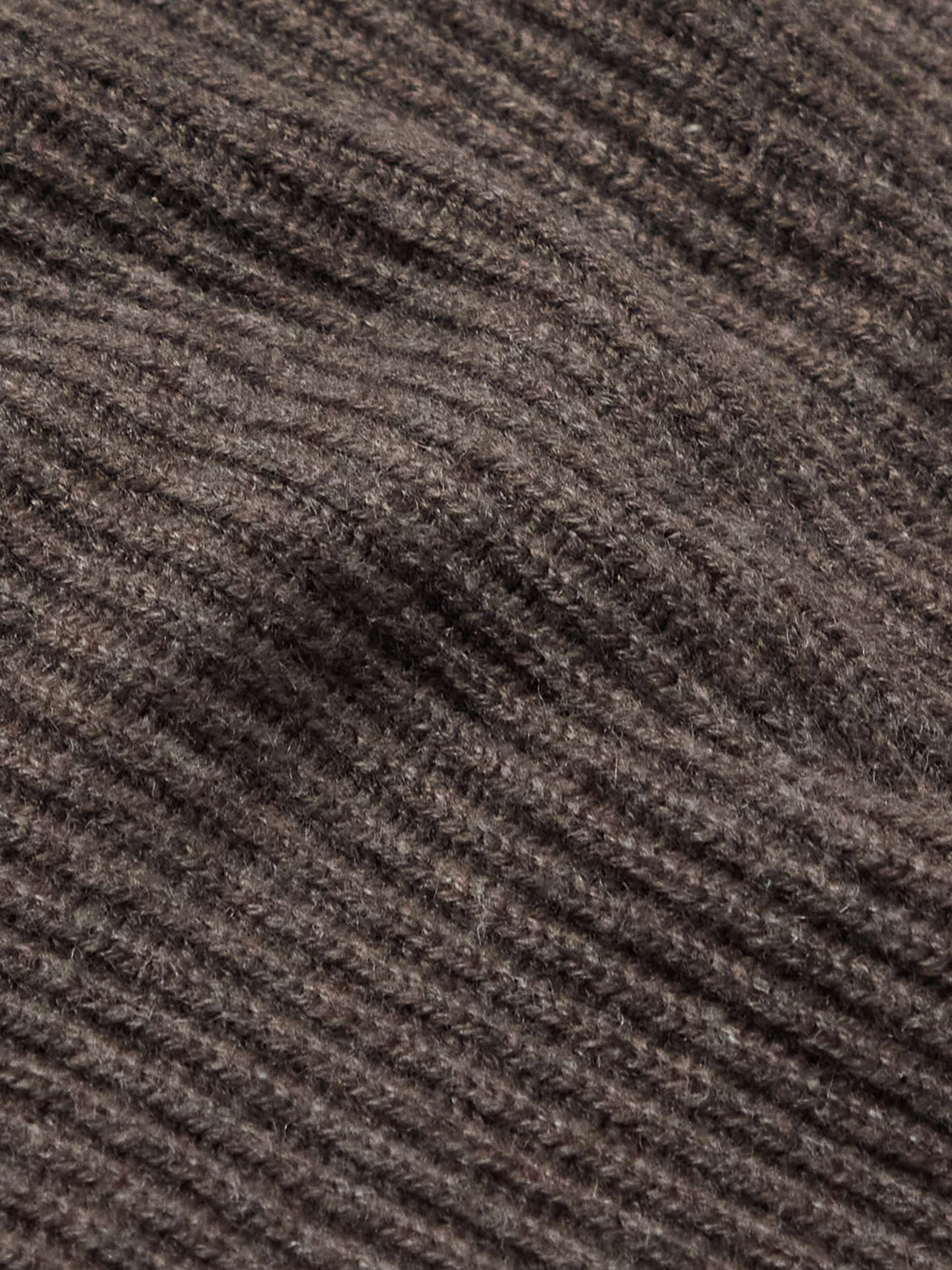 STÒFFA Ribbed Cashmere Polo Shirt