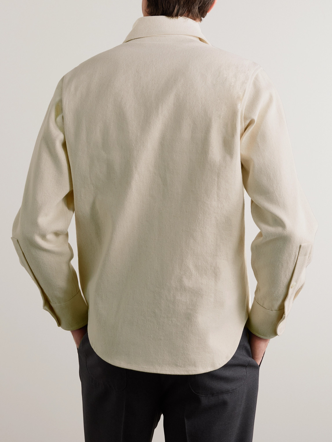 Stòffa - Cotton-twill Overshirt - Men - Neutrals - It 54 