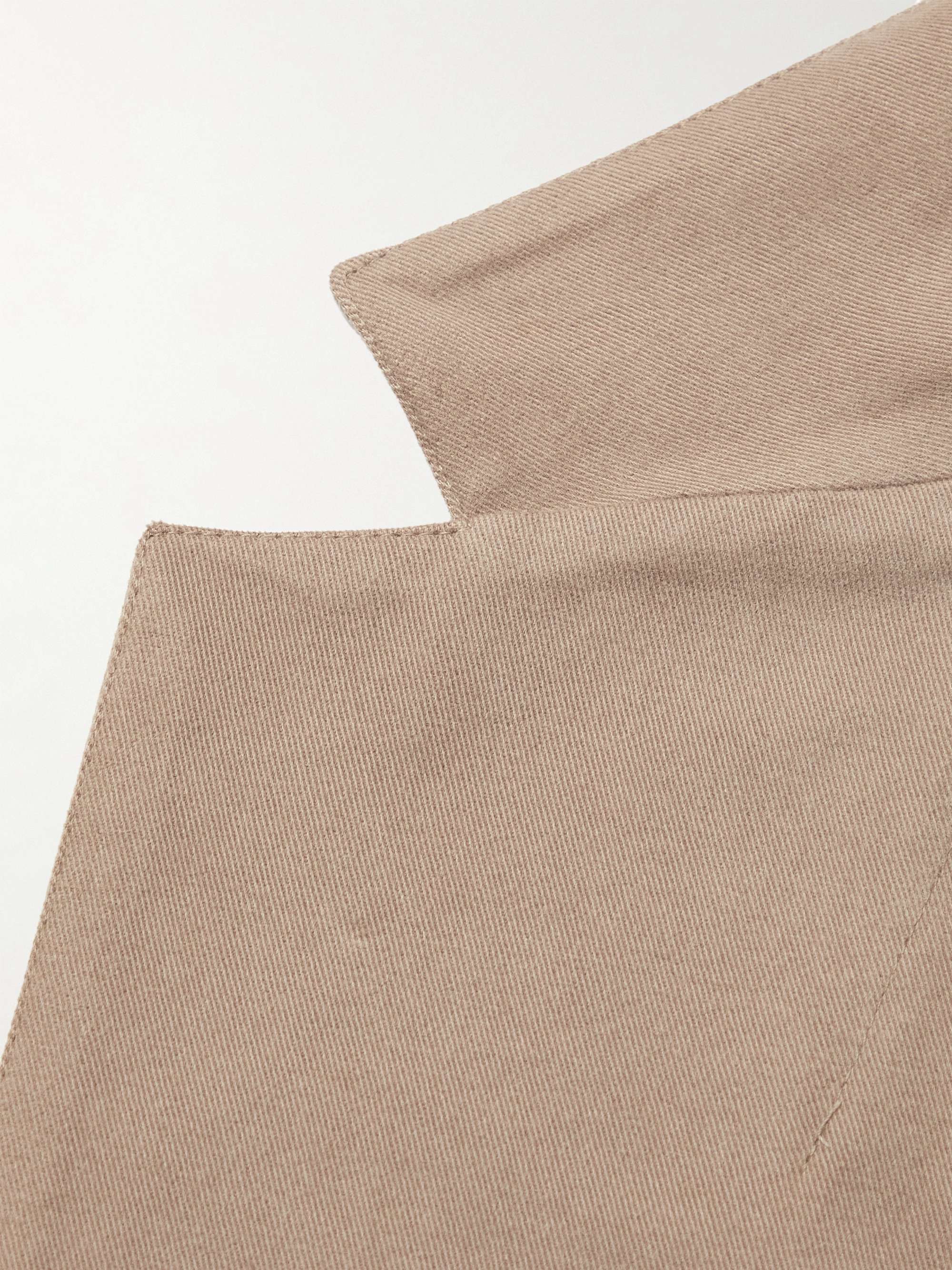 STÒFFA Unstructured Peached Cotton-Twill Blazer