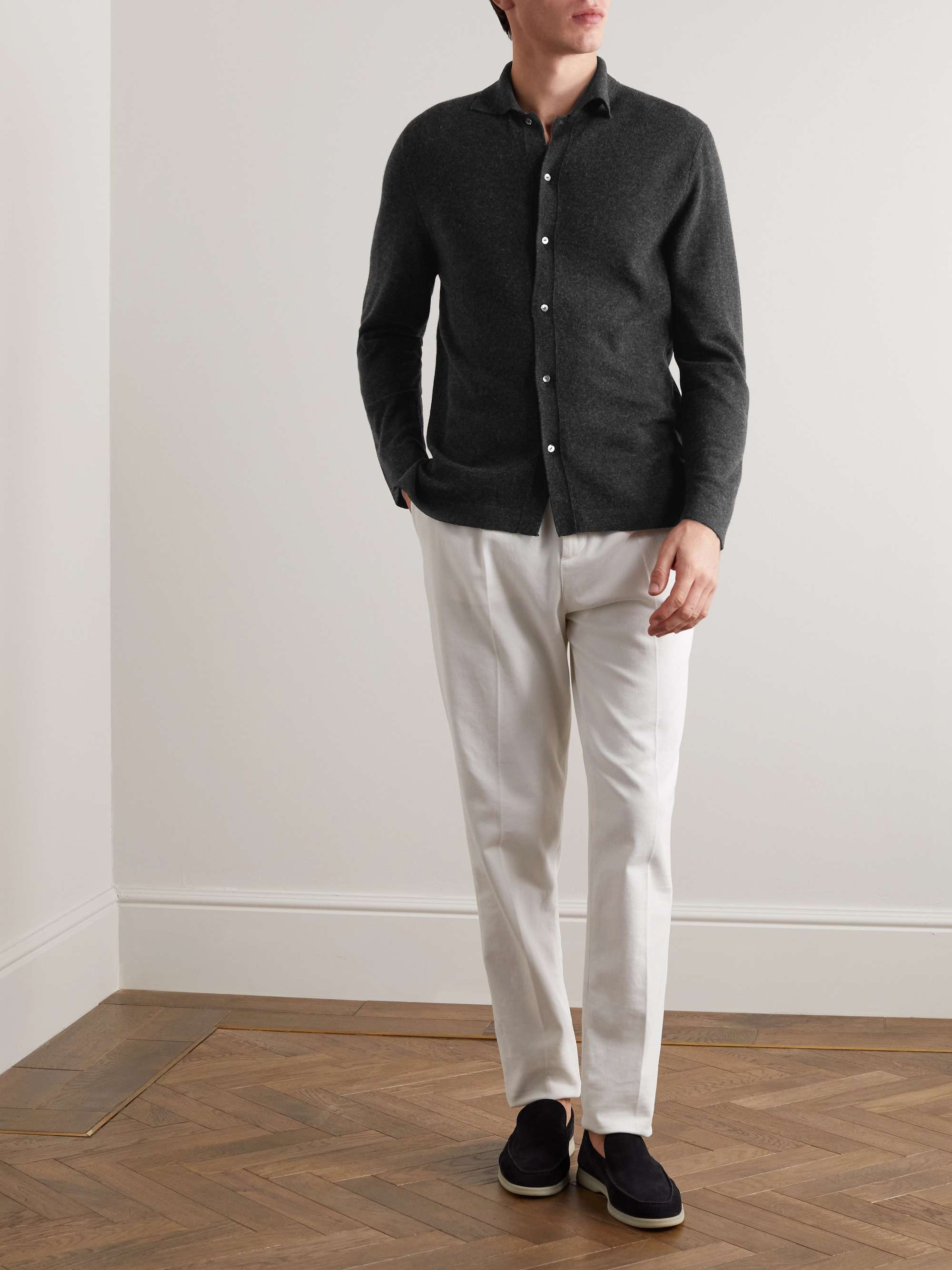 STÒFFA Slim-Fit Cashmere Shirt