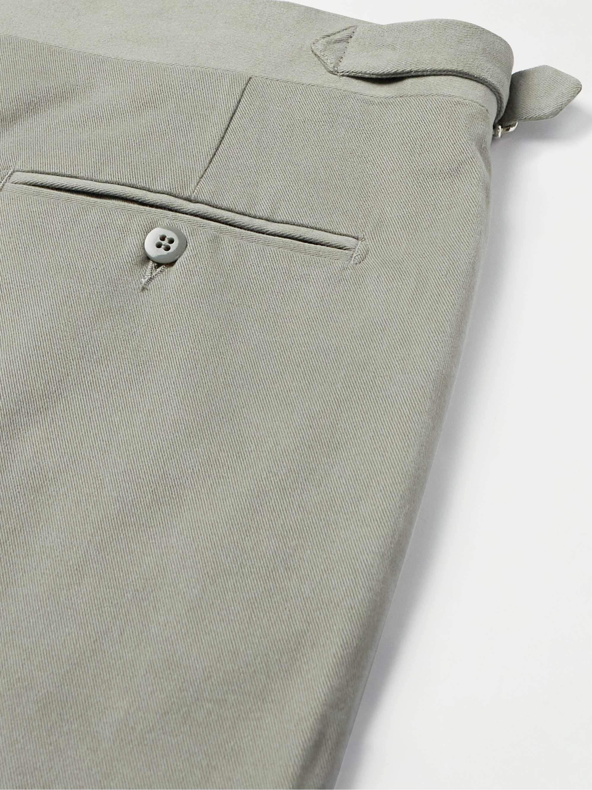STÒFFA Straight-Leg Cotton-Twill Drawstring Trousers