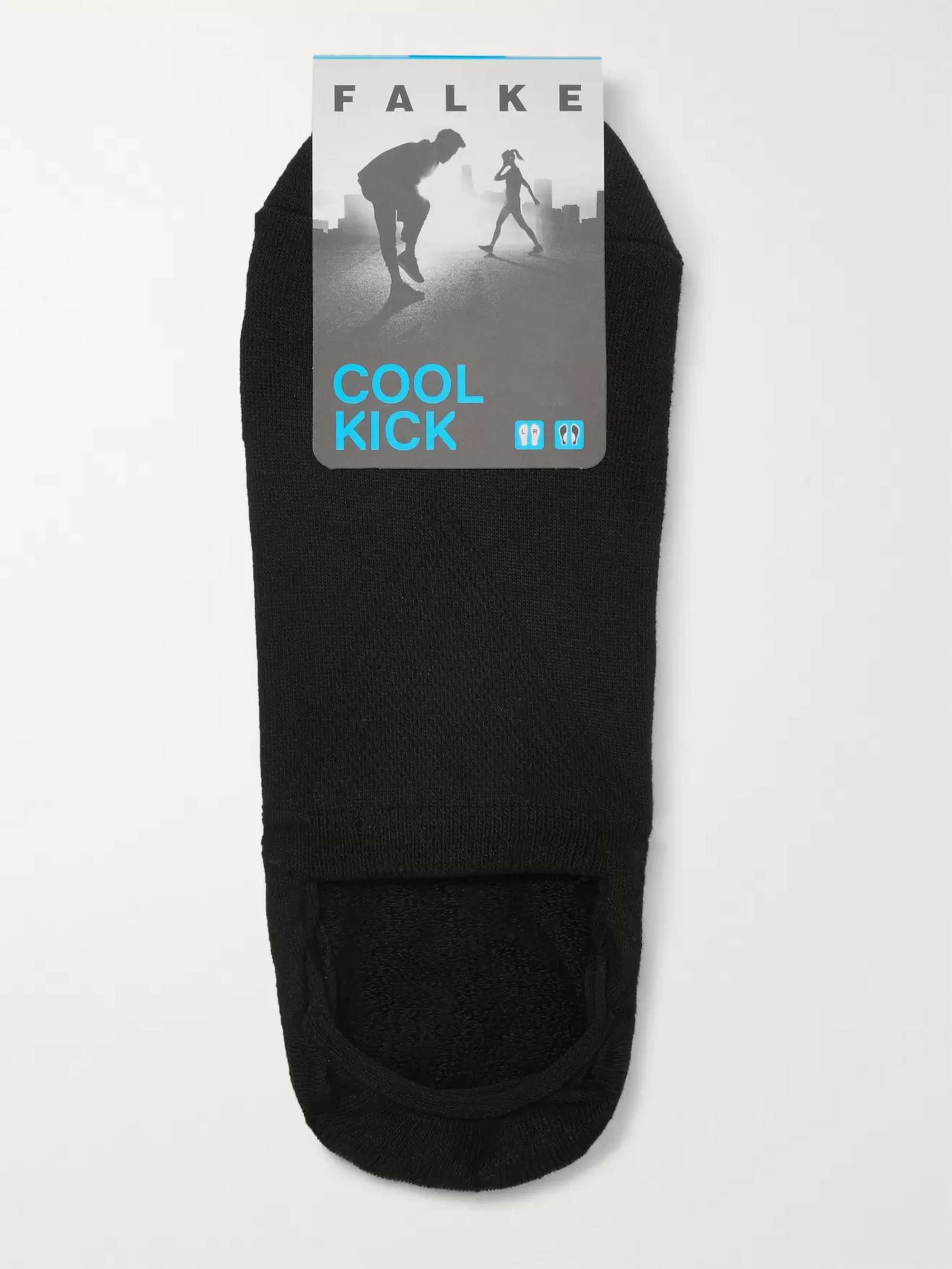 FALKE Three-Pack Cool Kick Stretch-Knit No-Show Socks