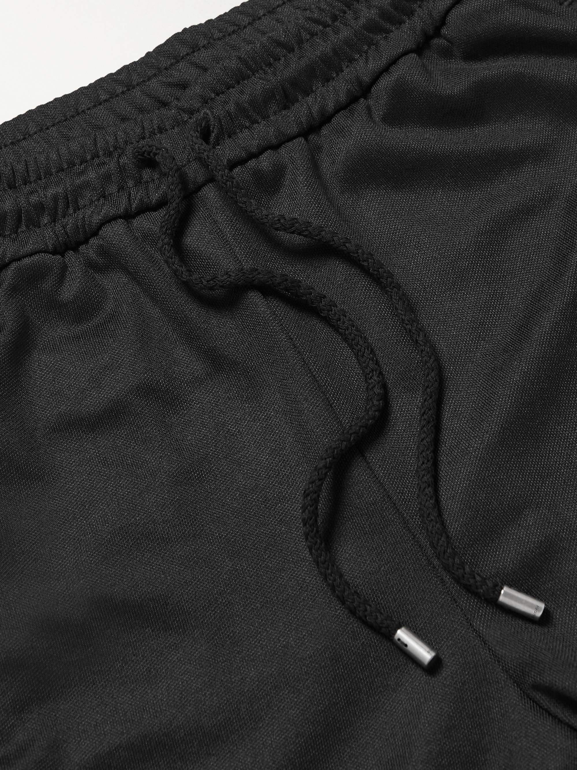 GUCCI Tapered Webbing-Trimmed Stretch-Jersey Sweatpants for Men | MR PORTER