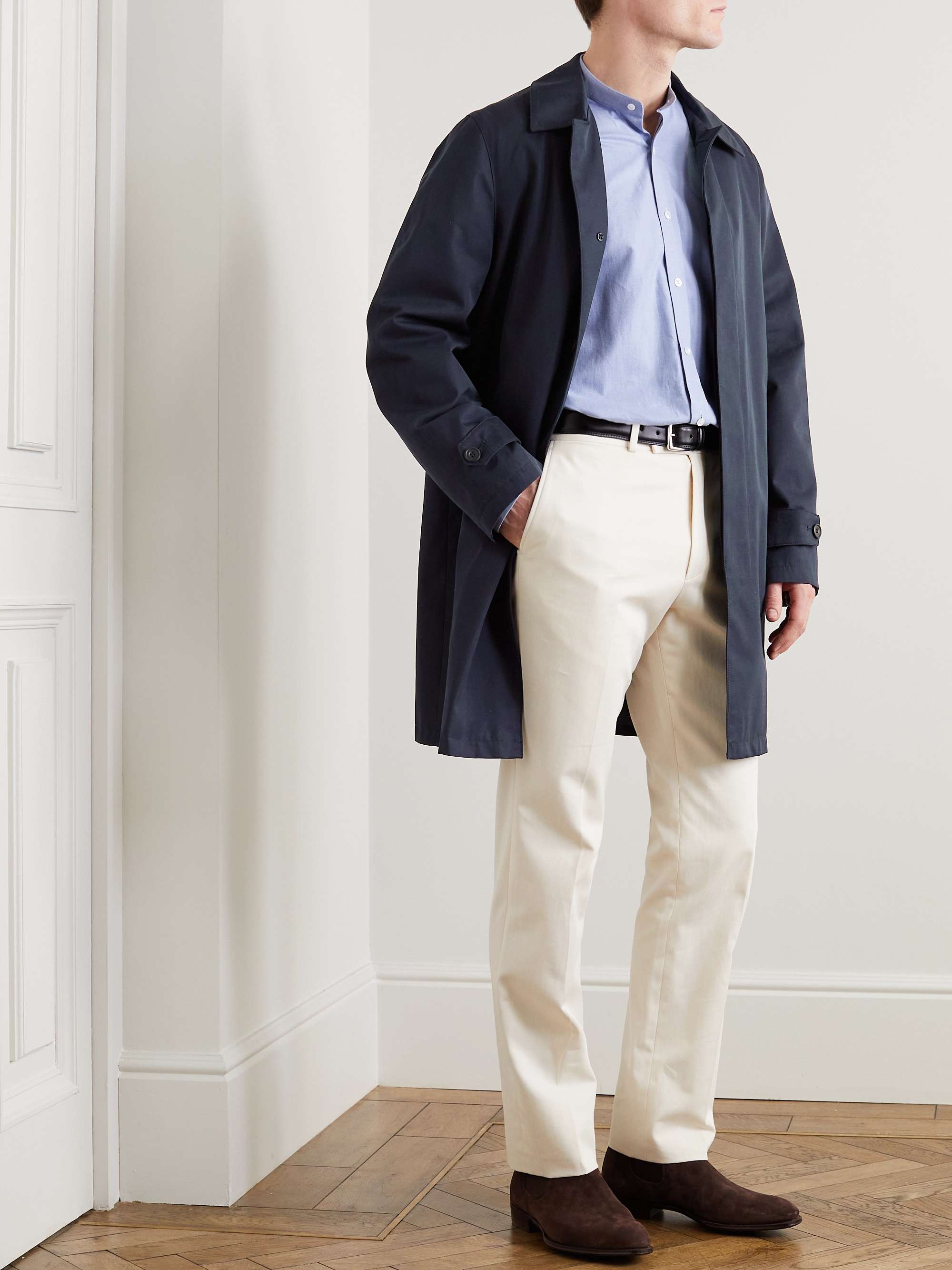 KINGSMAN Kilburn Cotton-Gabardine Raincoat
