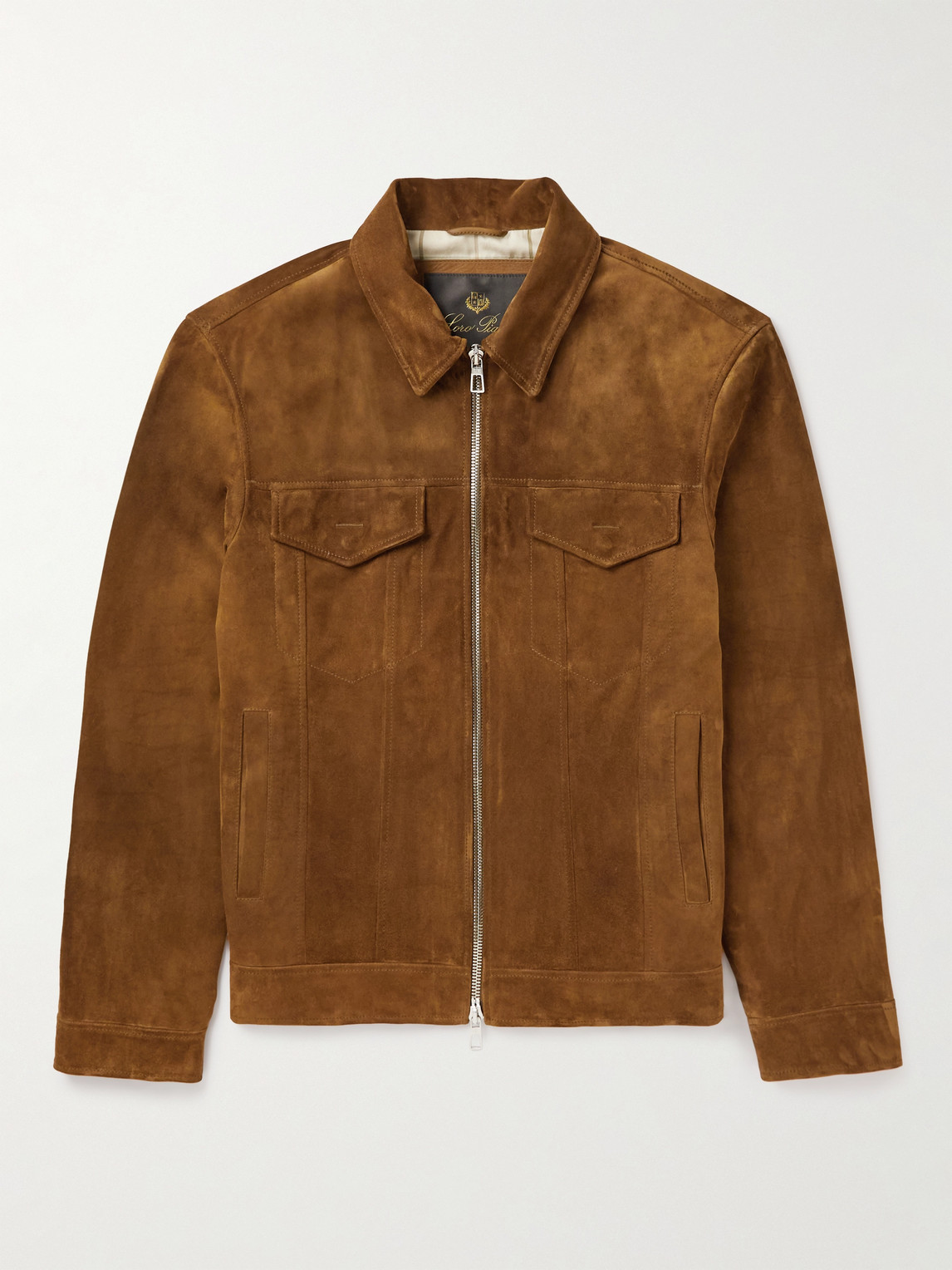 Loro Piana Suede Trucker Jacket - Men