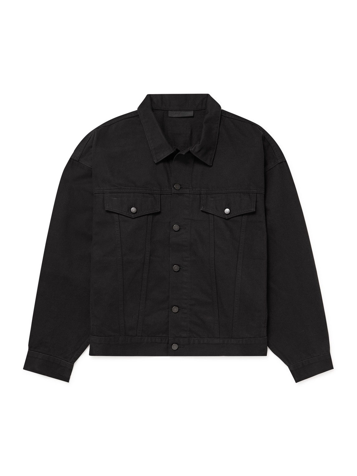 Essentials Denim Jacket In Black