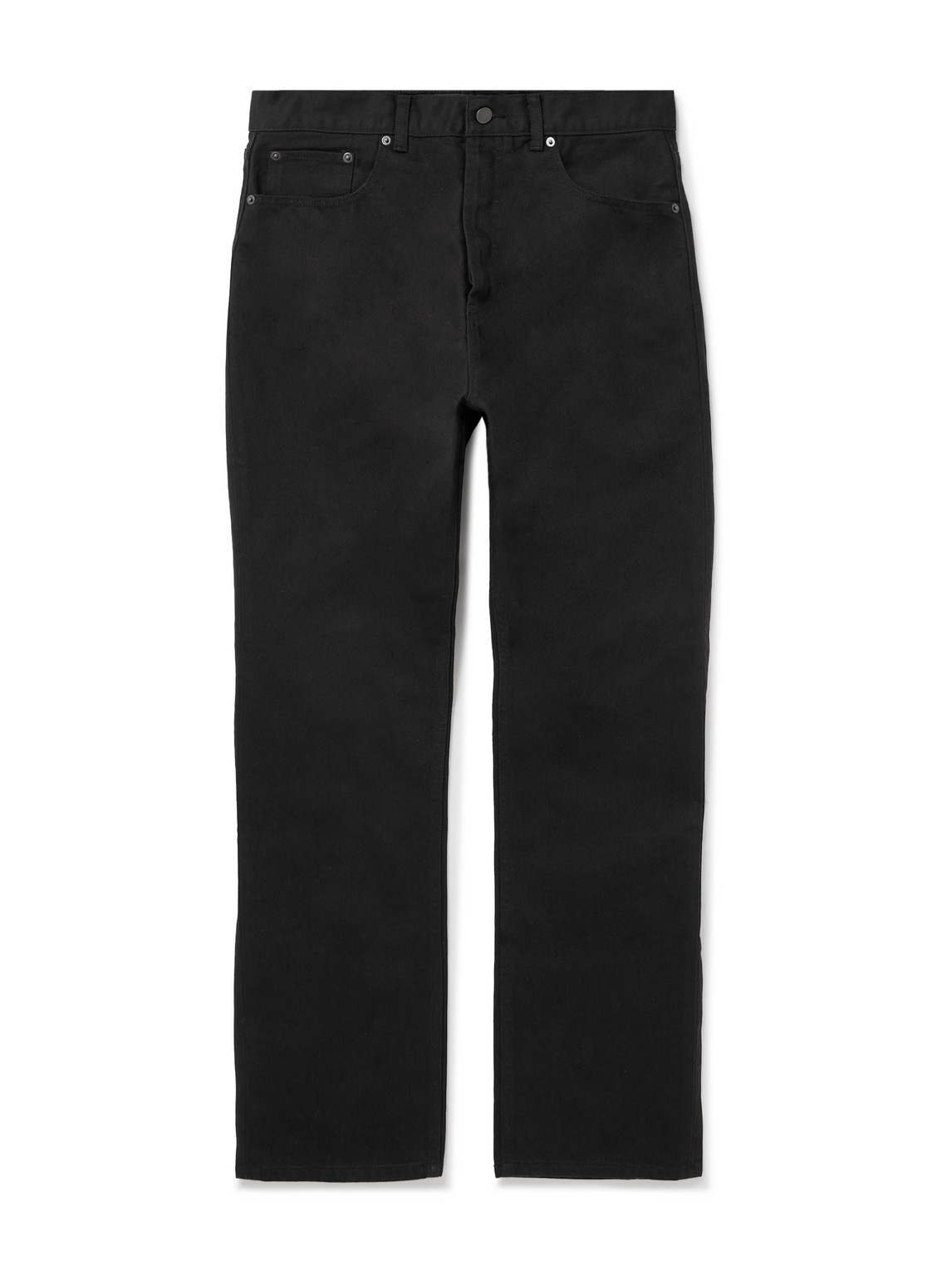 Essentials Straight-leg Jeans In Black