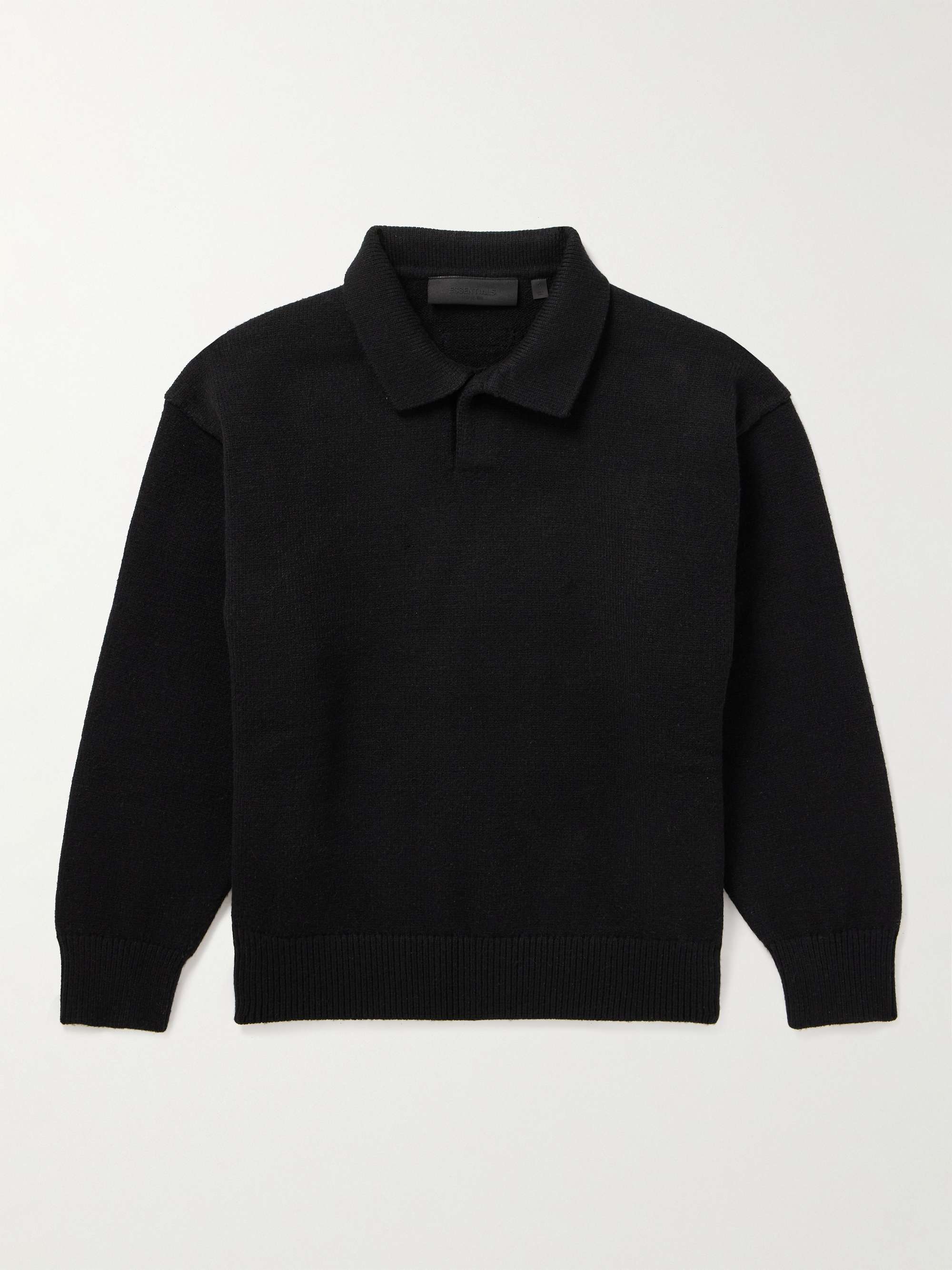 FEAR OF GOD ESSENTIALS KIDS Knitted Polo Shirt for Men | MR PORTER