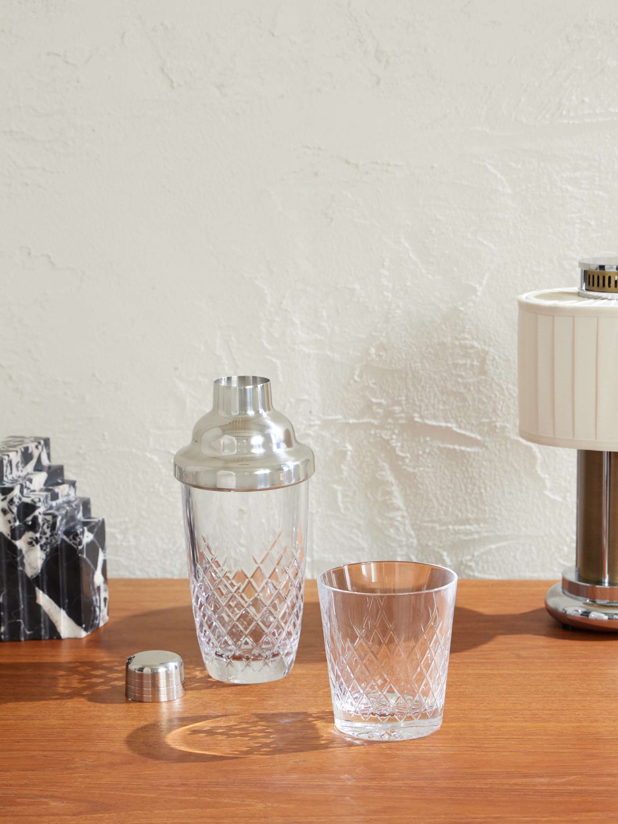 SOHO HOME Barwell Set of Four Crystal Rocks Glasses