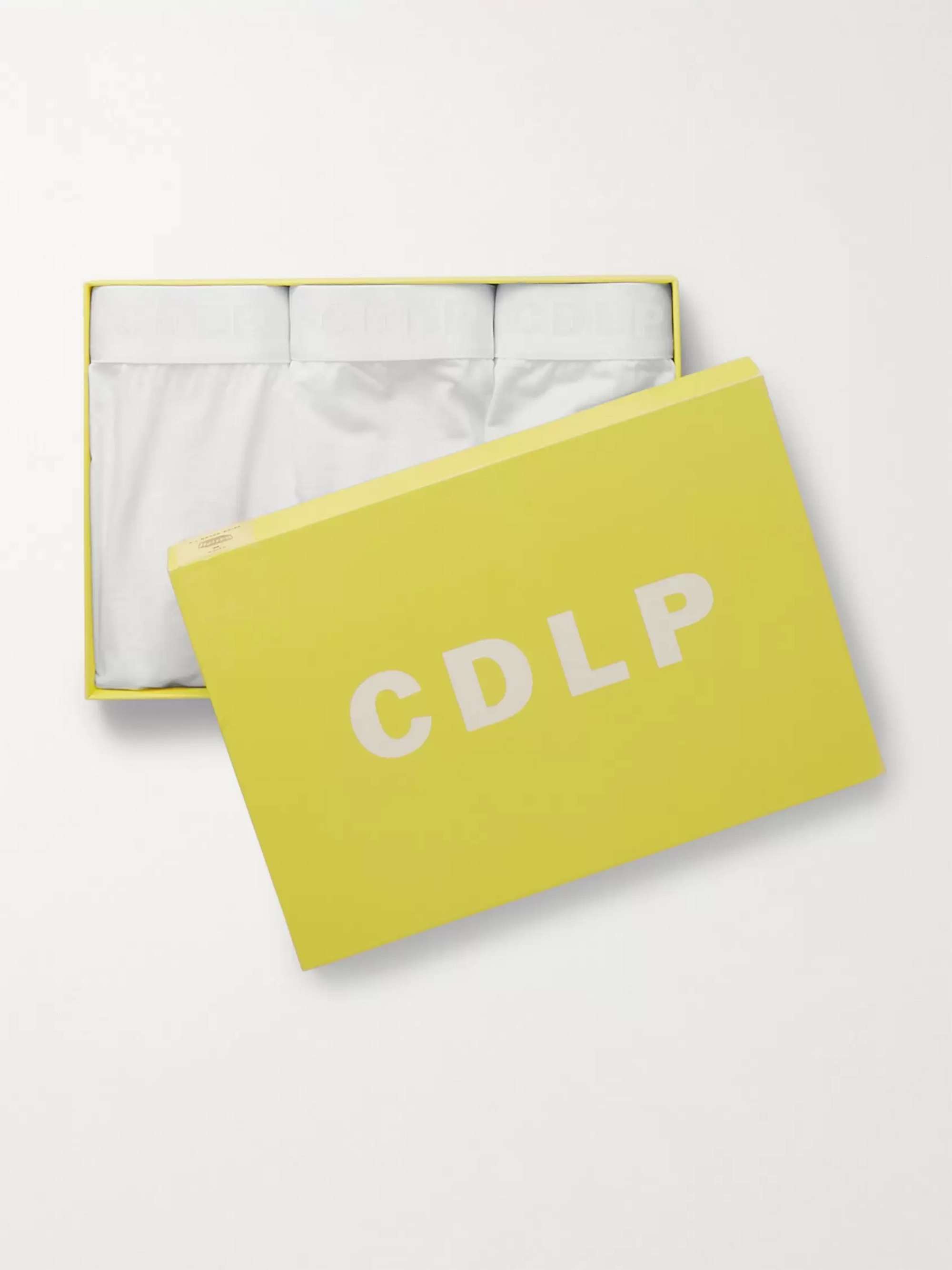 CDLP Three-Pack Stretch-Lyocell Boxer Briefs