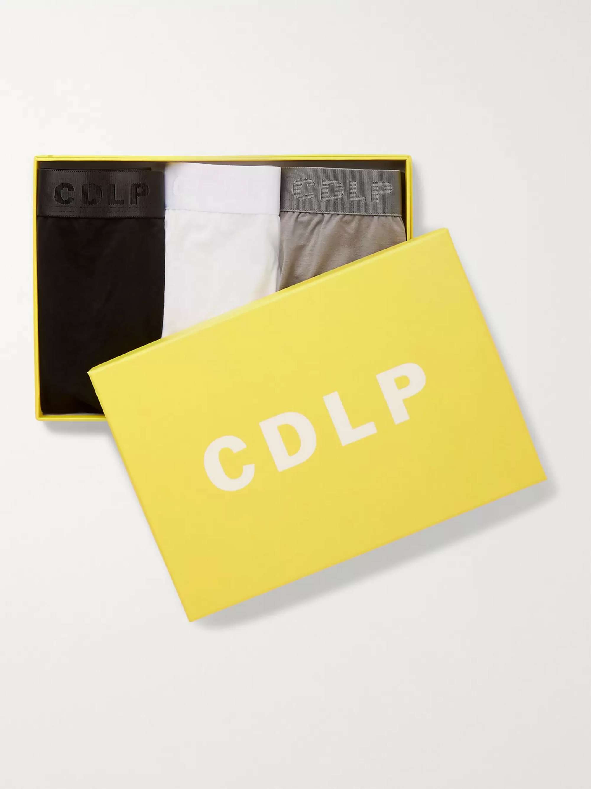 CDLP Three-Pack Stretch-Lyocell Boxer Briefs