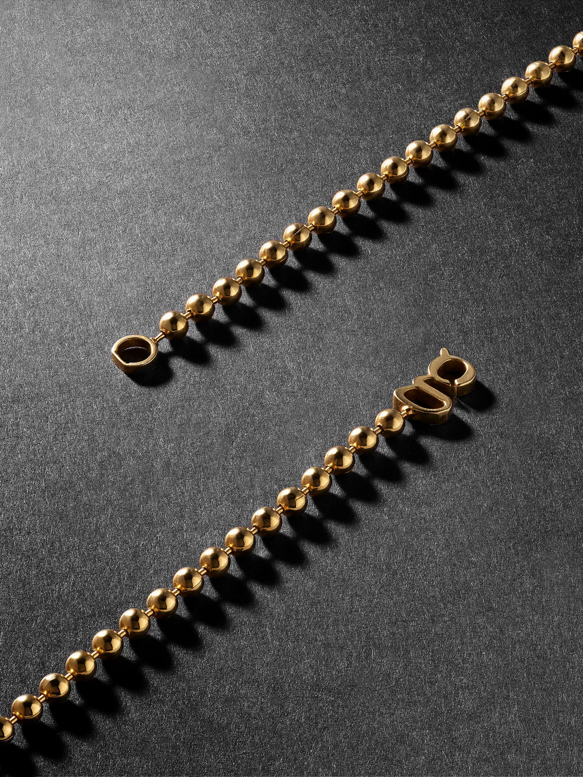 GREG YUNA Umlaut Gold Diamond Necklace