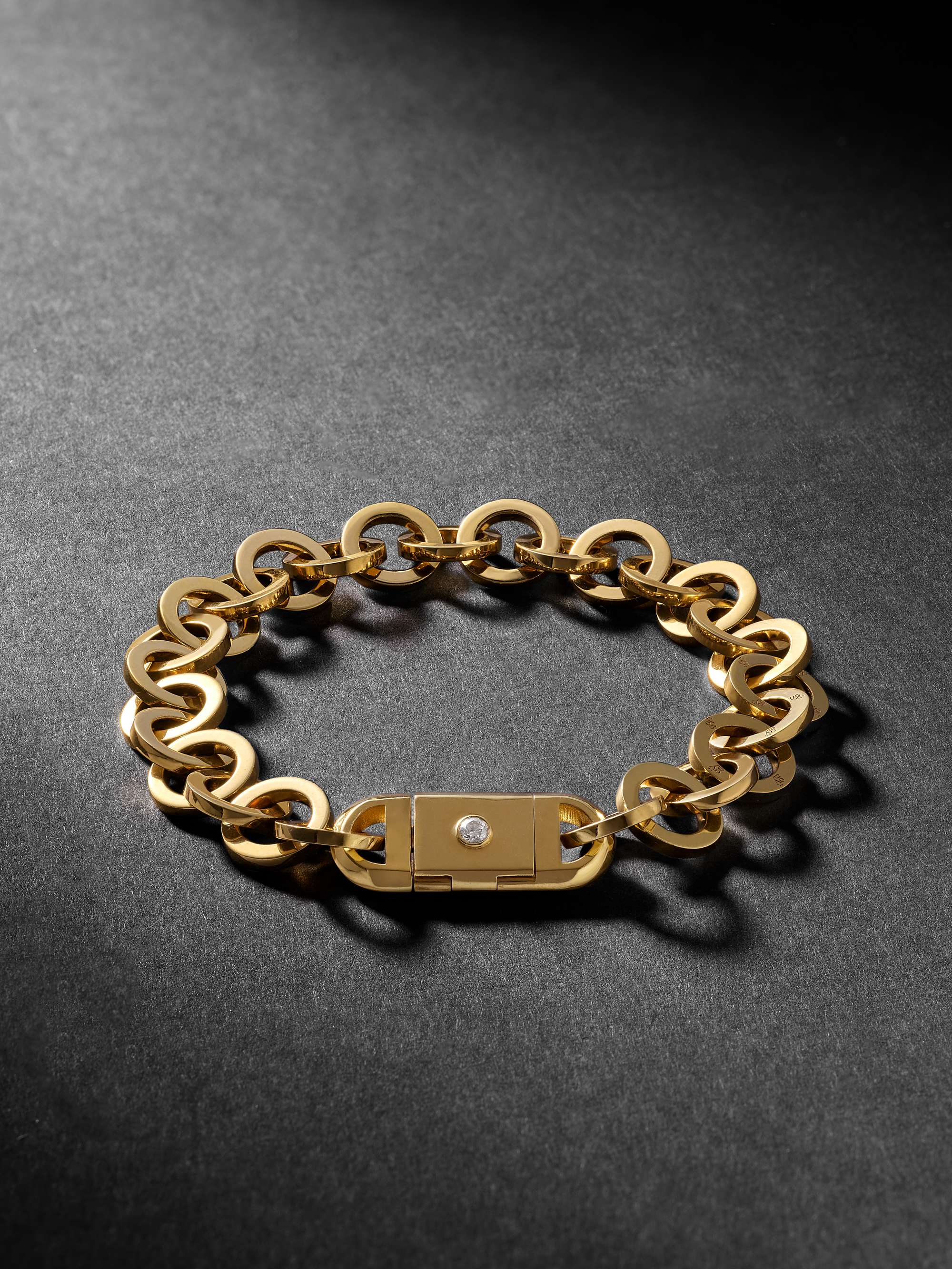 GREG YUNA Oden Link Gold Chain Bracelet