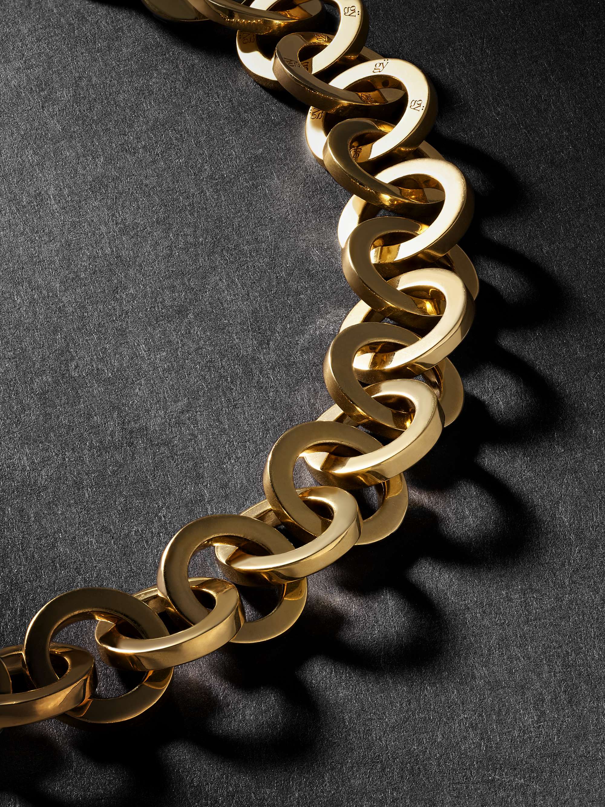 GREG YUNA Oden Link Gold Chain Bracelet