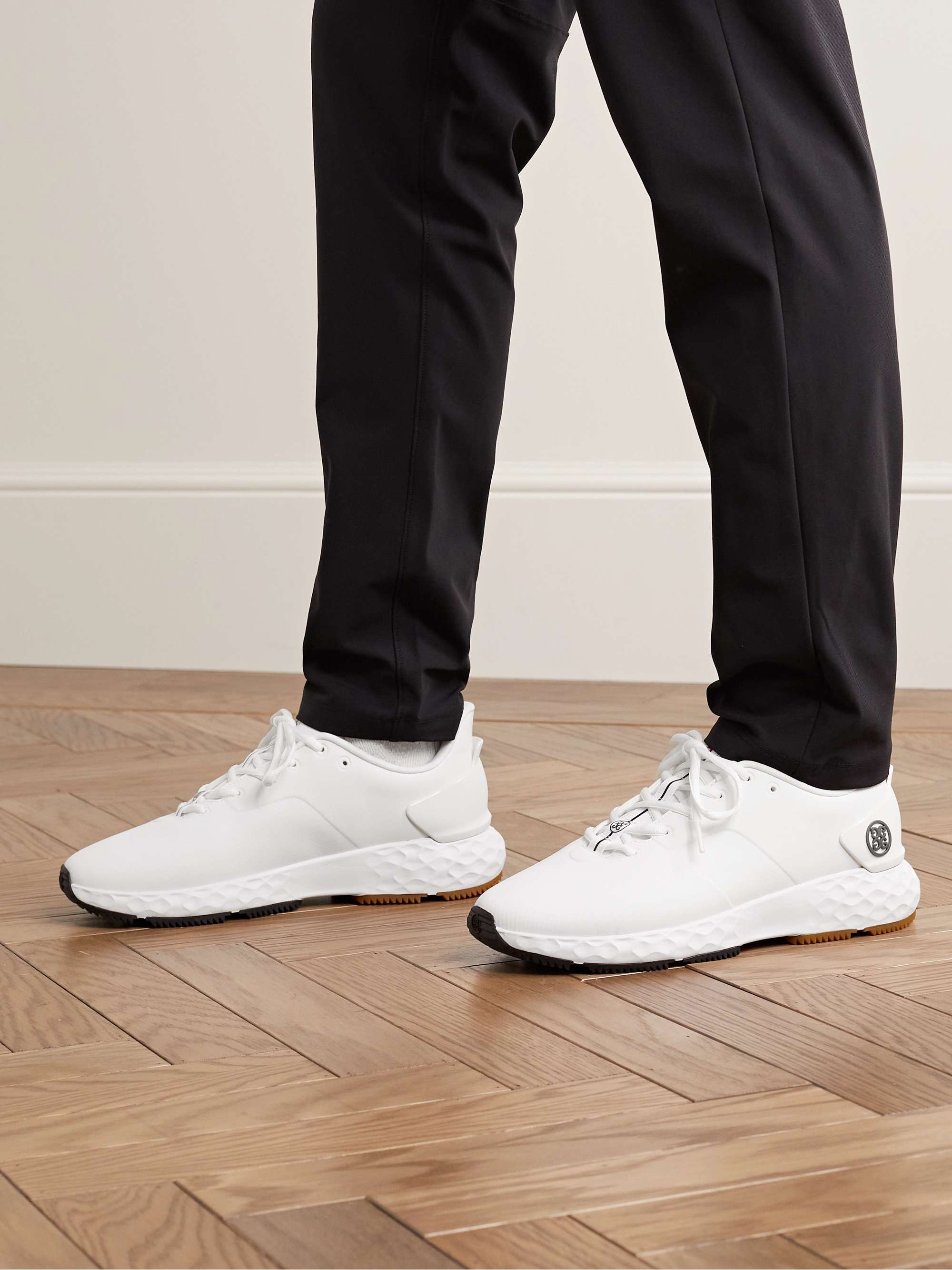 G/FORE MG4+ Rubber-Trimmed Coated-Mesh Golf Shoes