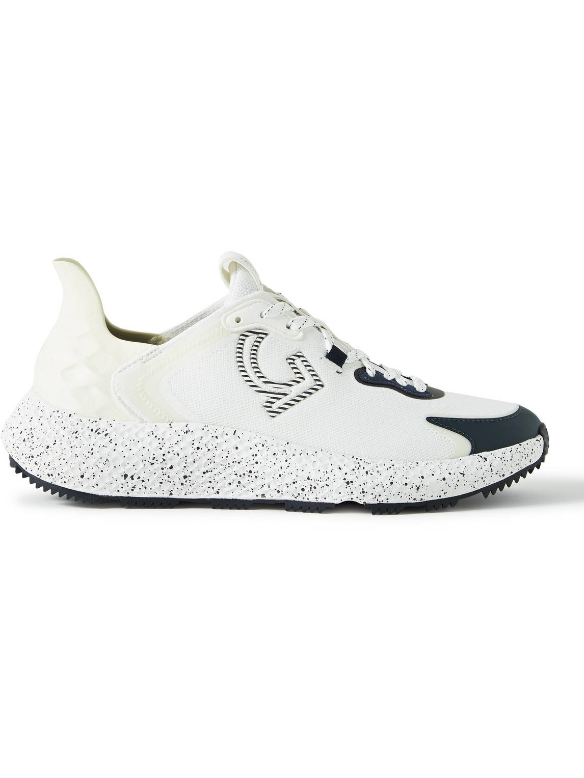 G/FORE MG4X2 Leather and Suede-Trimmed Mesh Golf Sneakers
