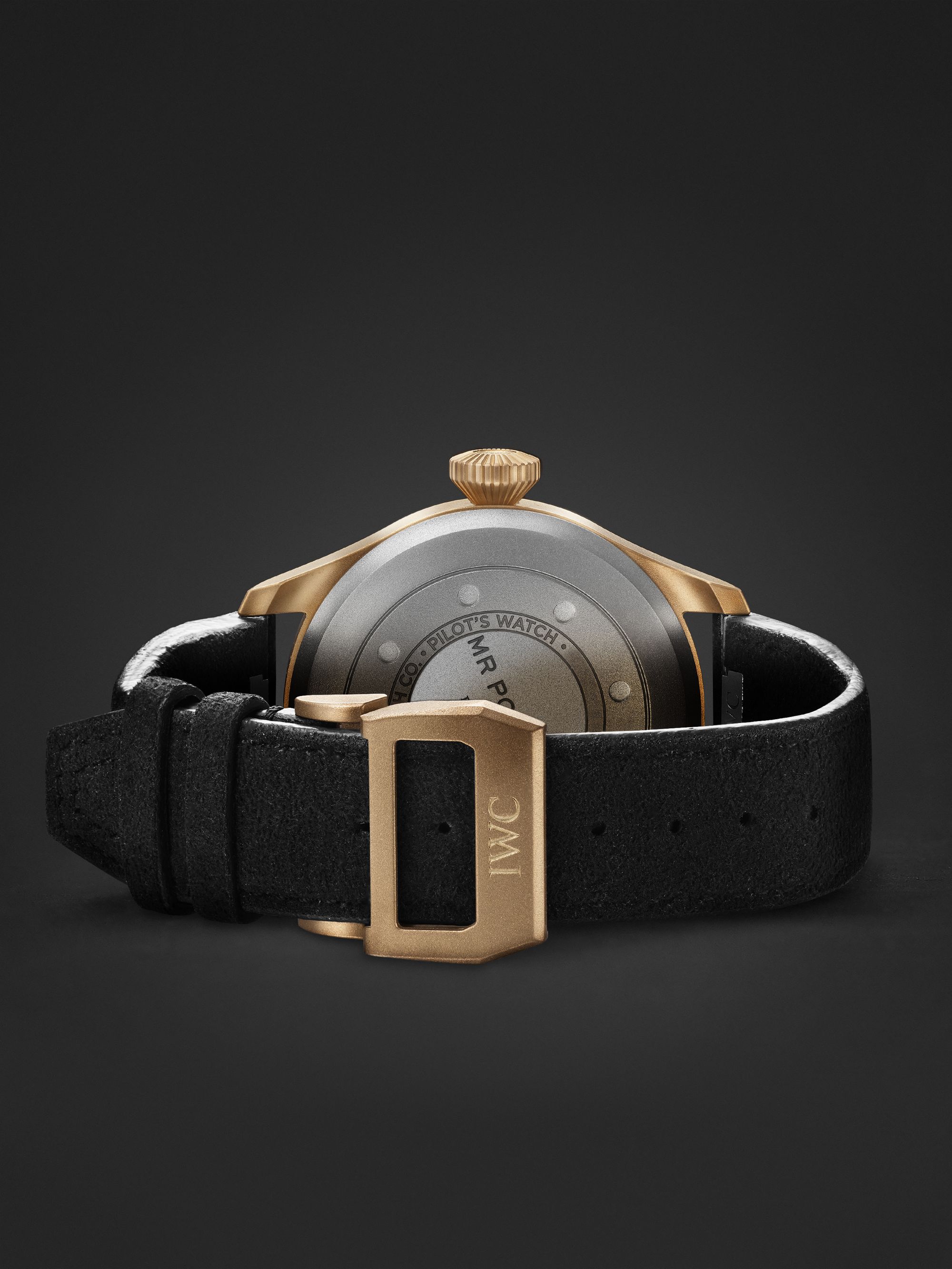 IWC SCHAFFHAUSEN Big Pilot's 43 Automatic 43mm Bronze and Alcantara Watch, Ref. No. IW329703